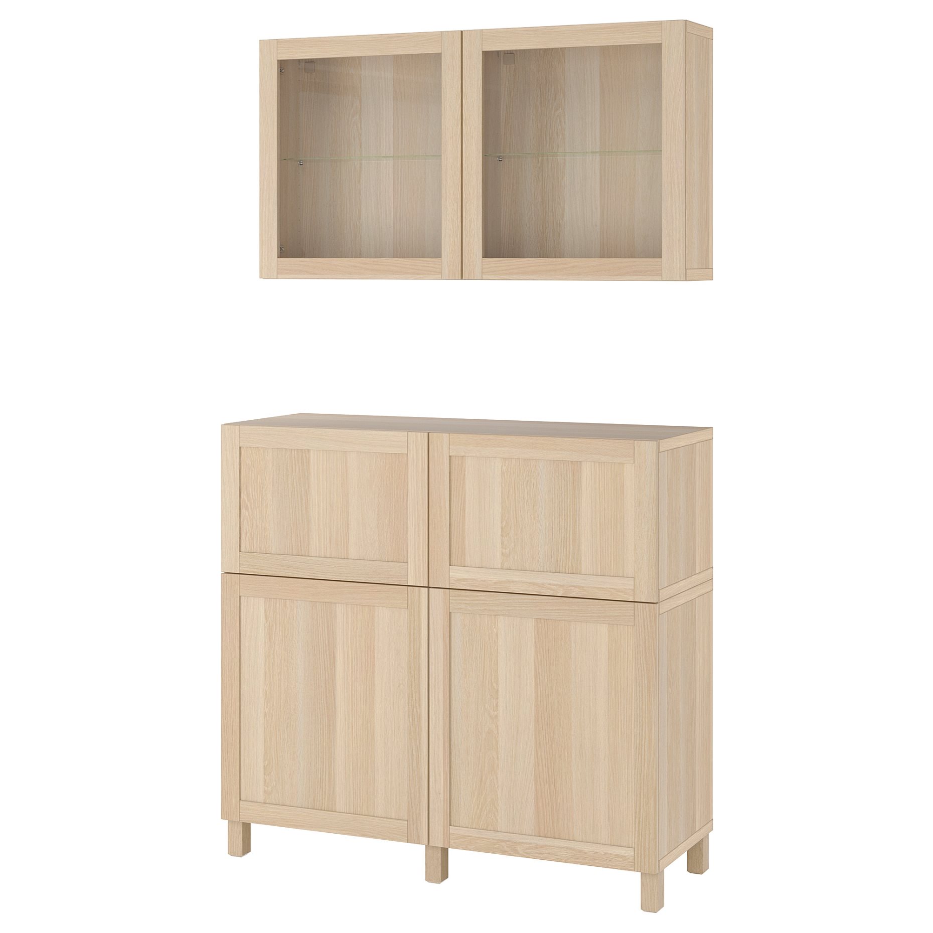 BESTÅ, storage combination with doors/drawers push open, 120x42x213 cm, 294.215.47