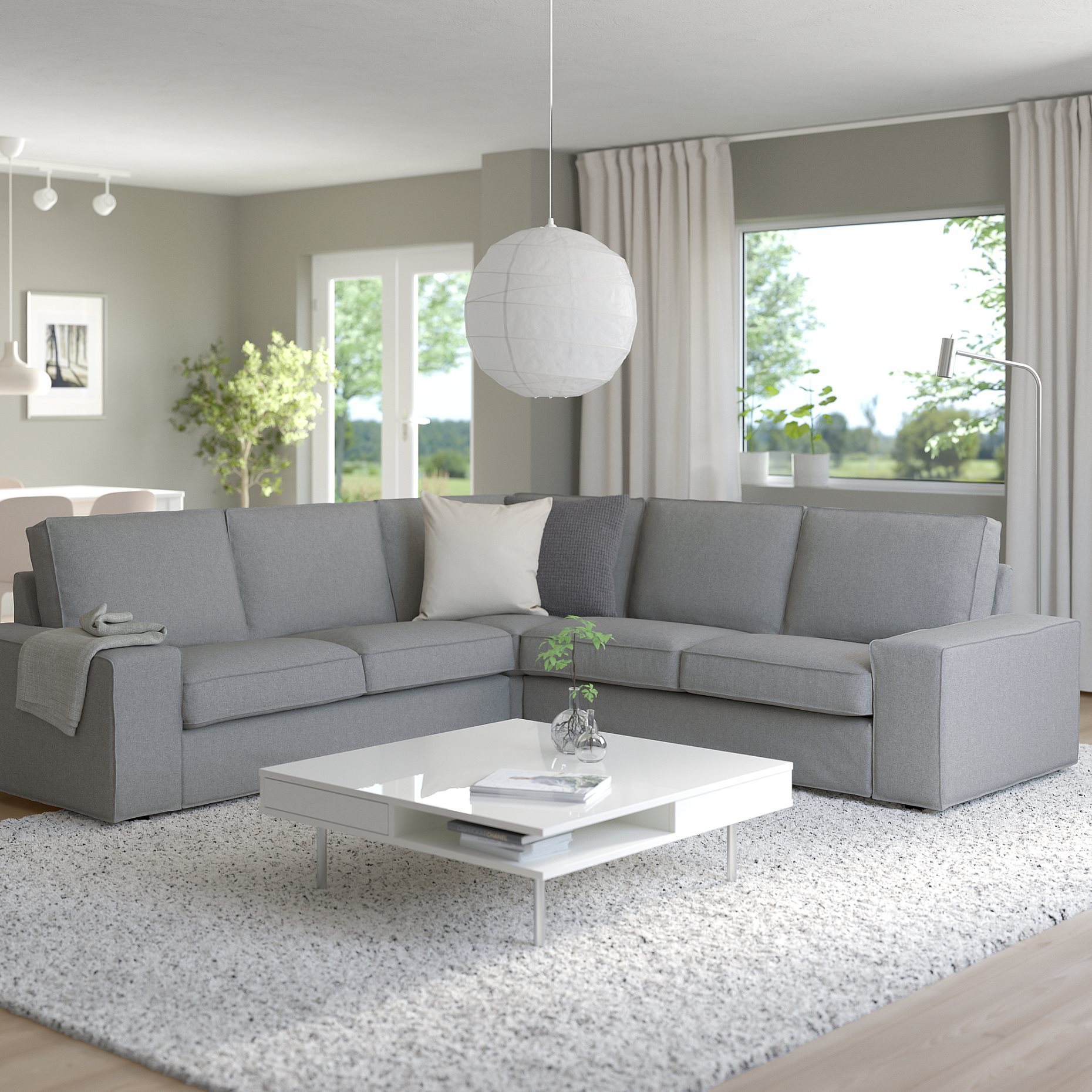 KIVIK, corner sofa, 4-seat, 294.404.71