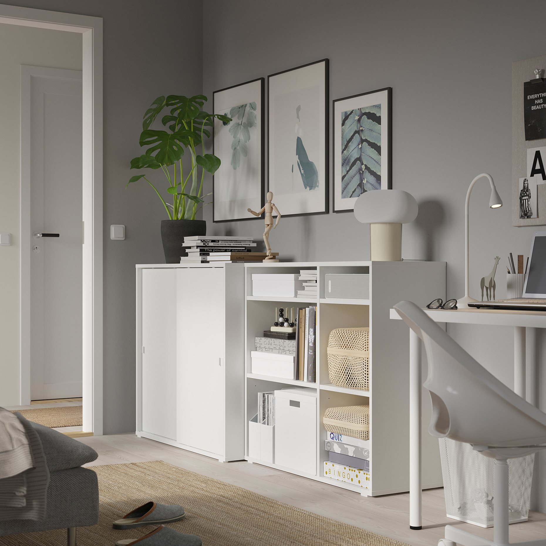 VIHALS, storage combination, 190x47x90 cm, 294.406.16