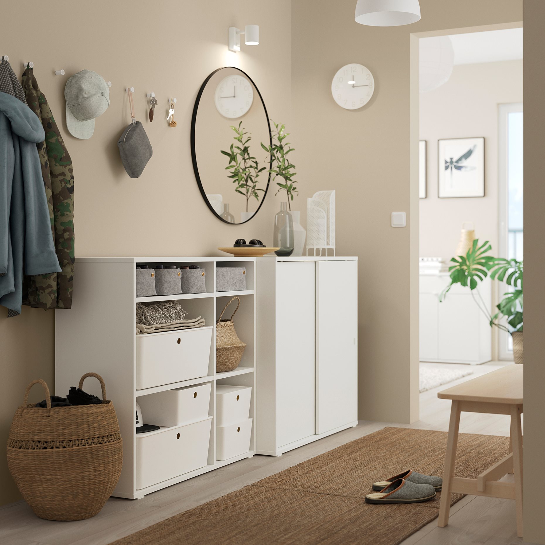 VIHALS, storage combination, 190x47x90 cm, 294.406.16