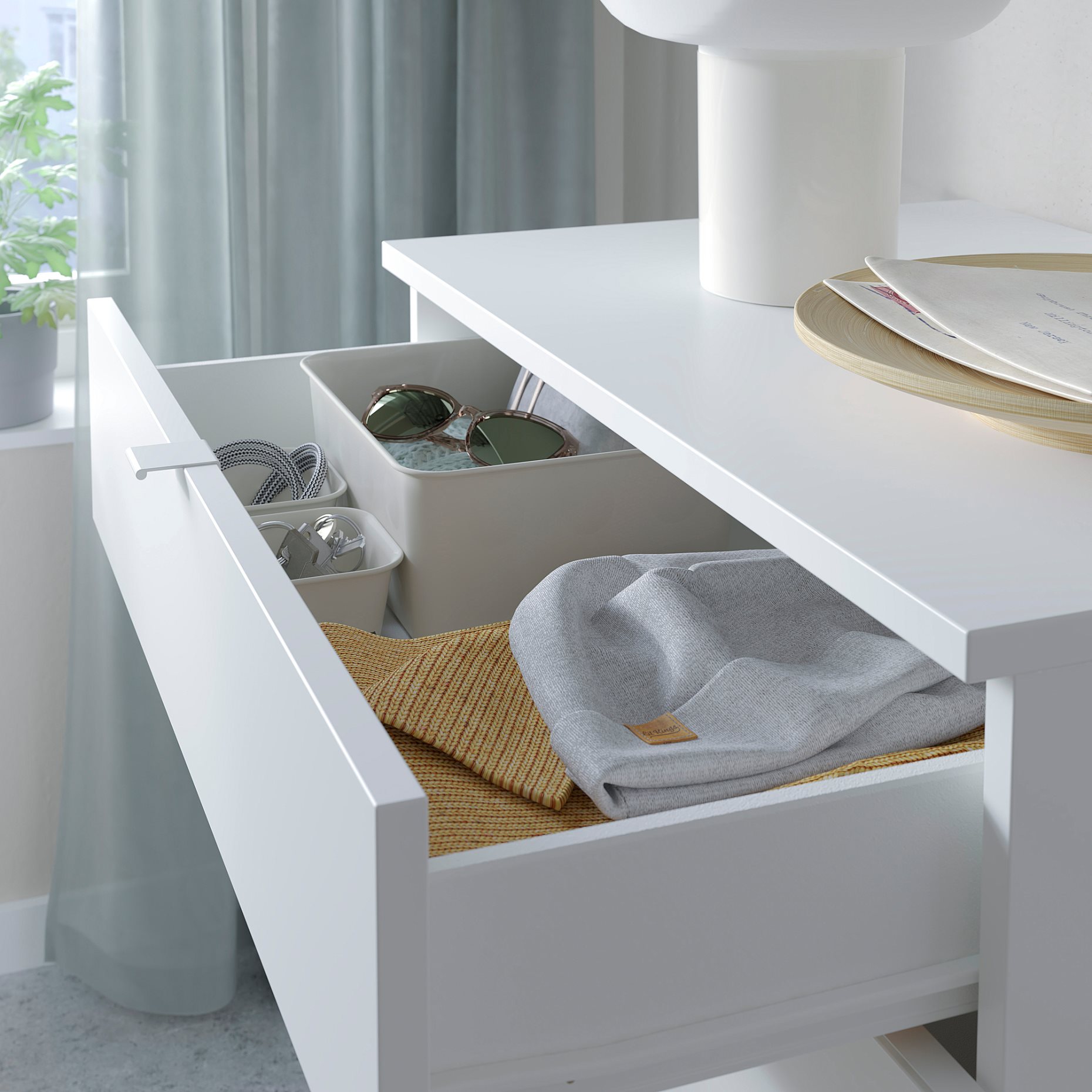 VIHALS, storage combination, 165x47x90 cm, 294.421.73
