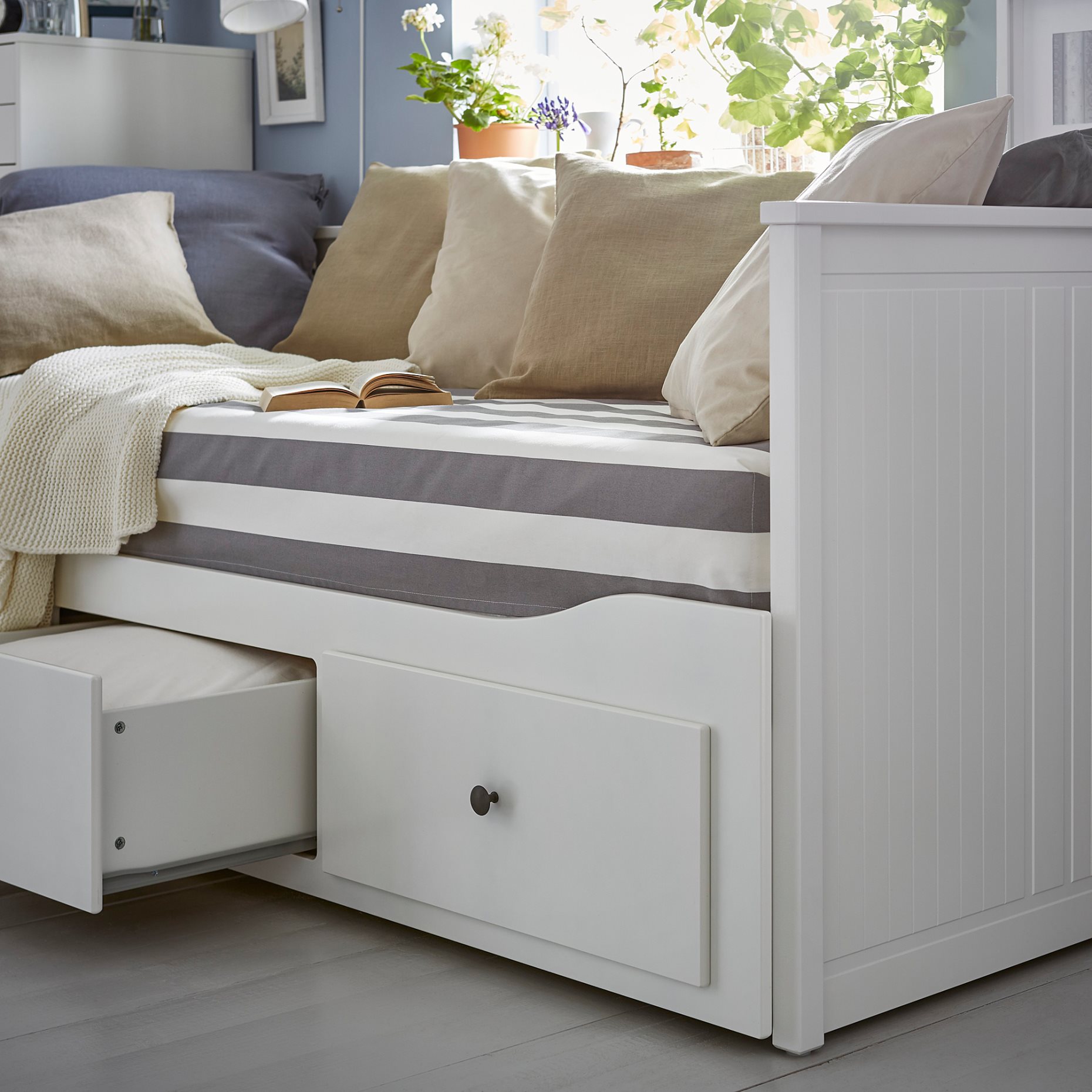 HEMNES, bedroom furniture/set of 3, 80x200 cm, 294.834.27