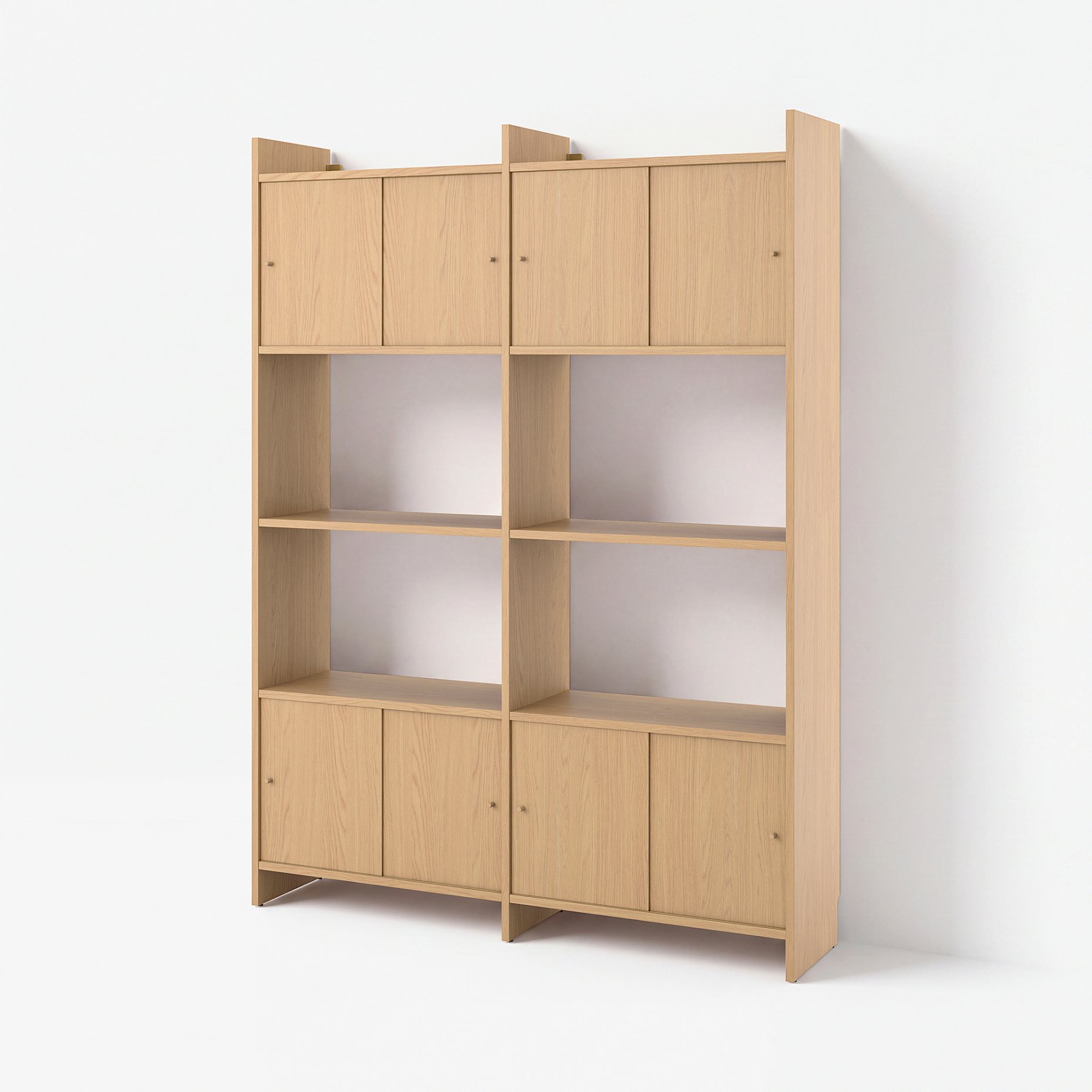 LÅDMAKARE, storage combination with sliding doors and 2 shelves, 159x35x212 cm, 295.646.78