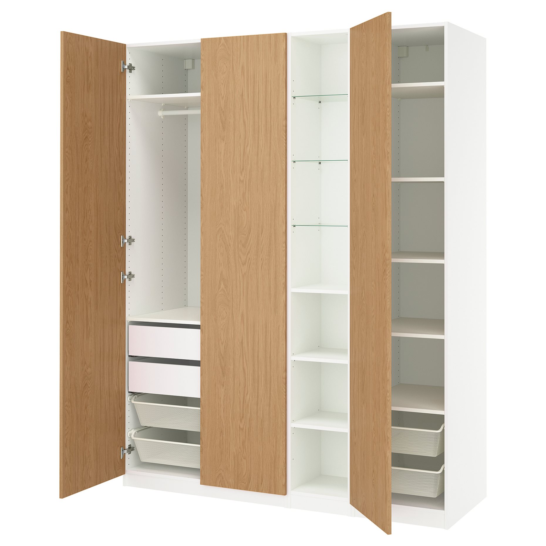 PAX/STORKLINTA, συνδυασμός ντουλάπας, 185x60x236 cm, 296.072.20