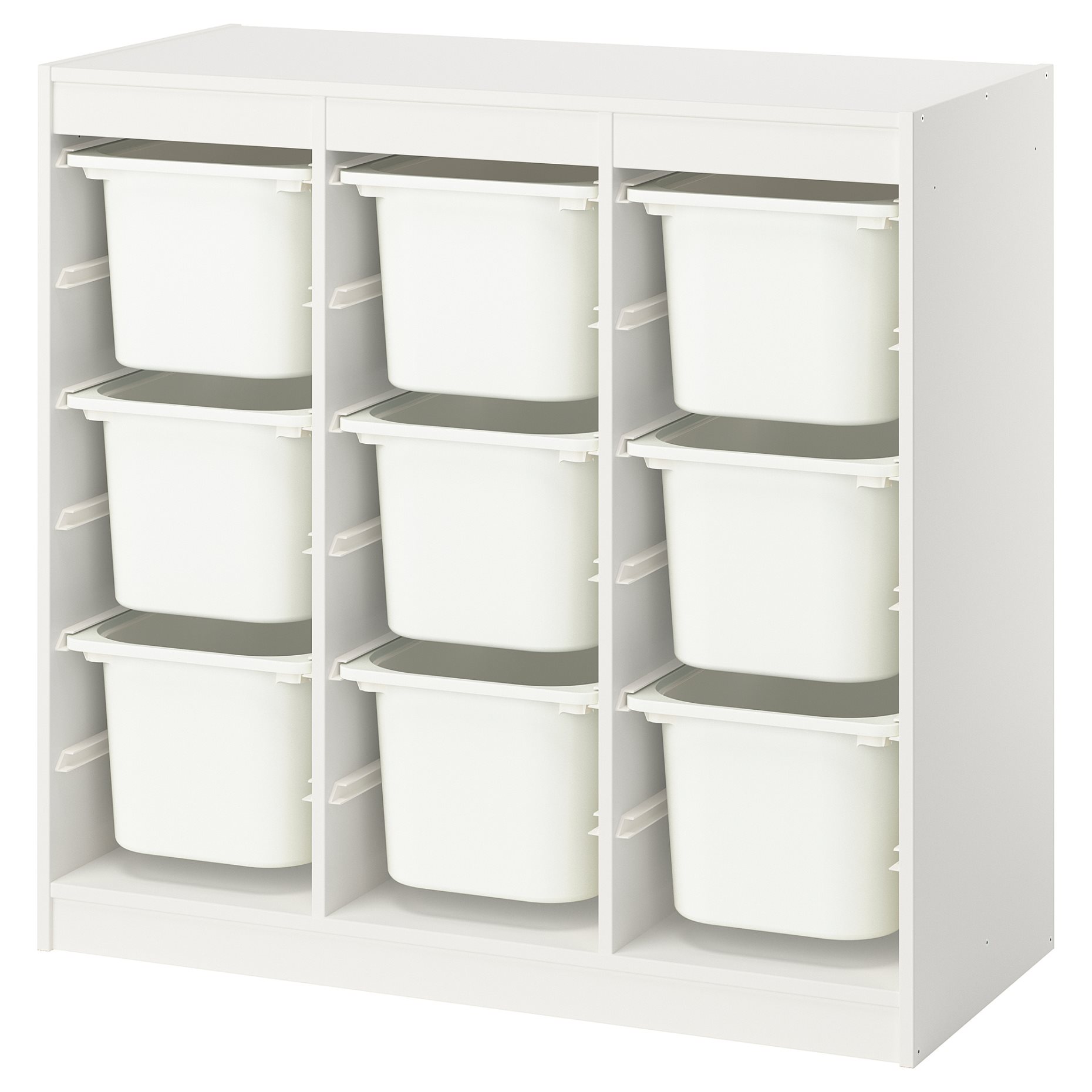TROFAST, storage combination room divider with boxes, 99x44x94 cm, 296.131.41