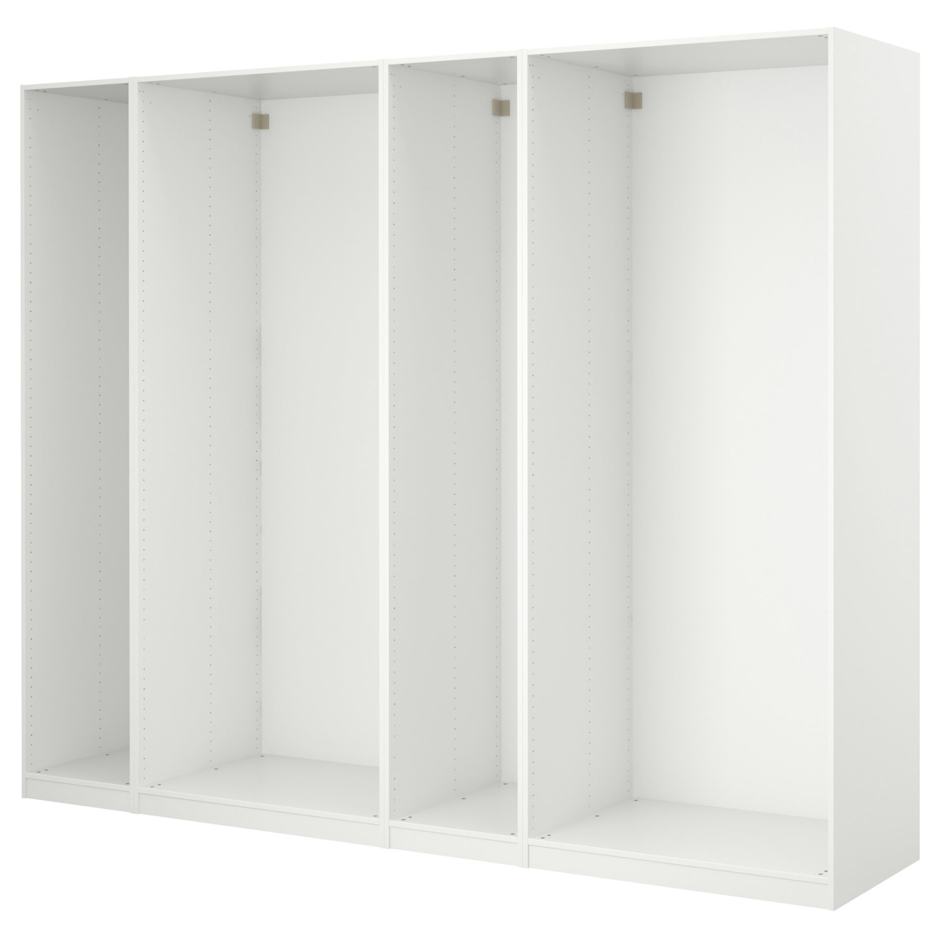 PAX, 4 wardrobe frames, 250X58X236 cm, 298.954.28