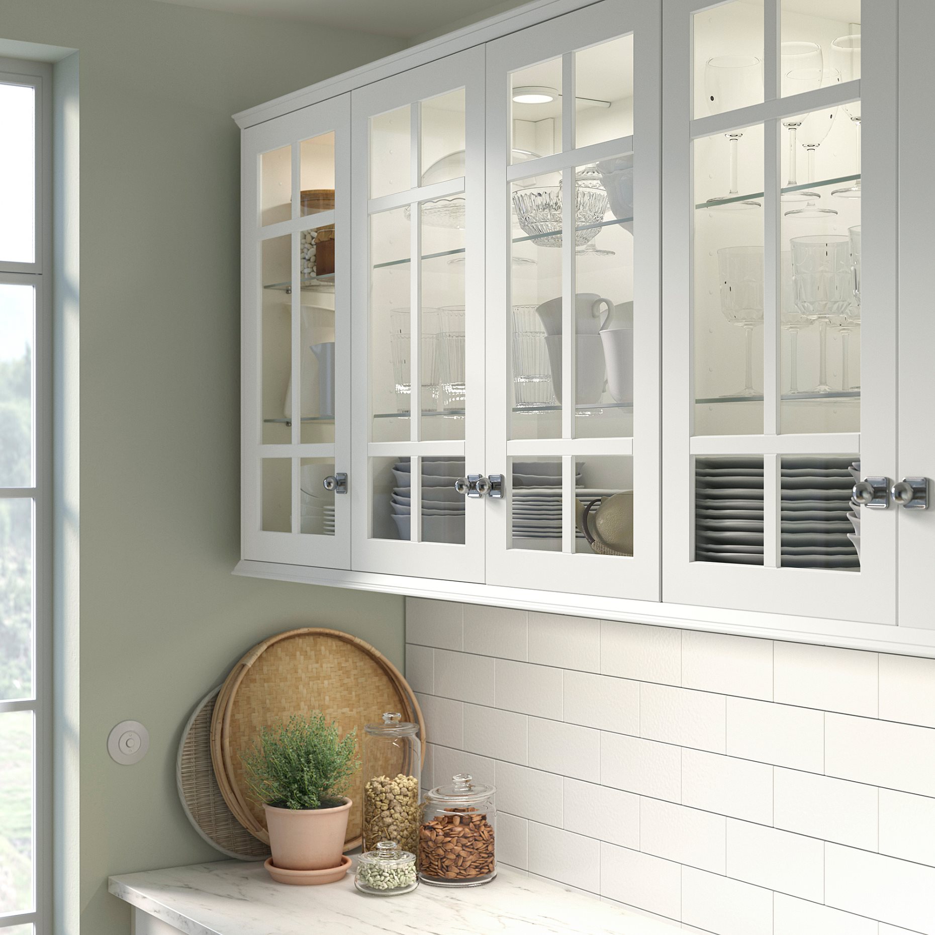 STENSUND, glass door, 40x100 cm, 304.505.86