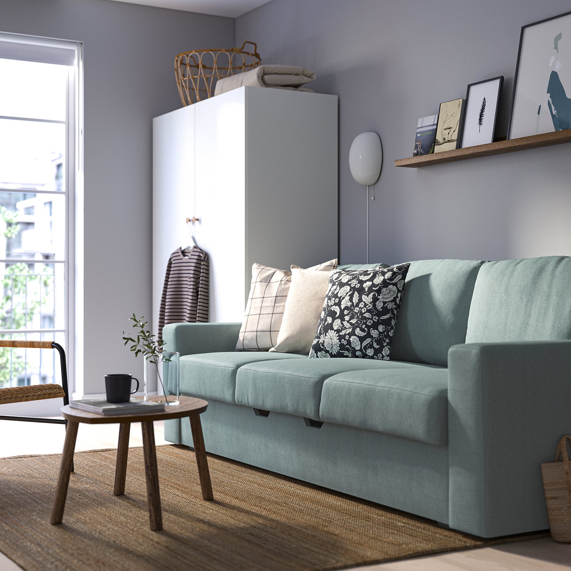 BARSLOV, 3-seat sofa-bed, 305.415.82