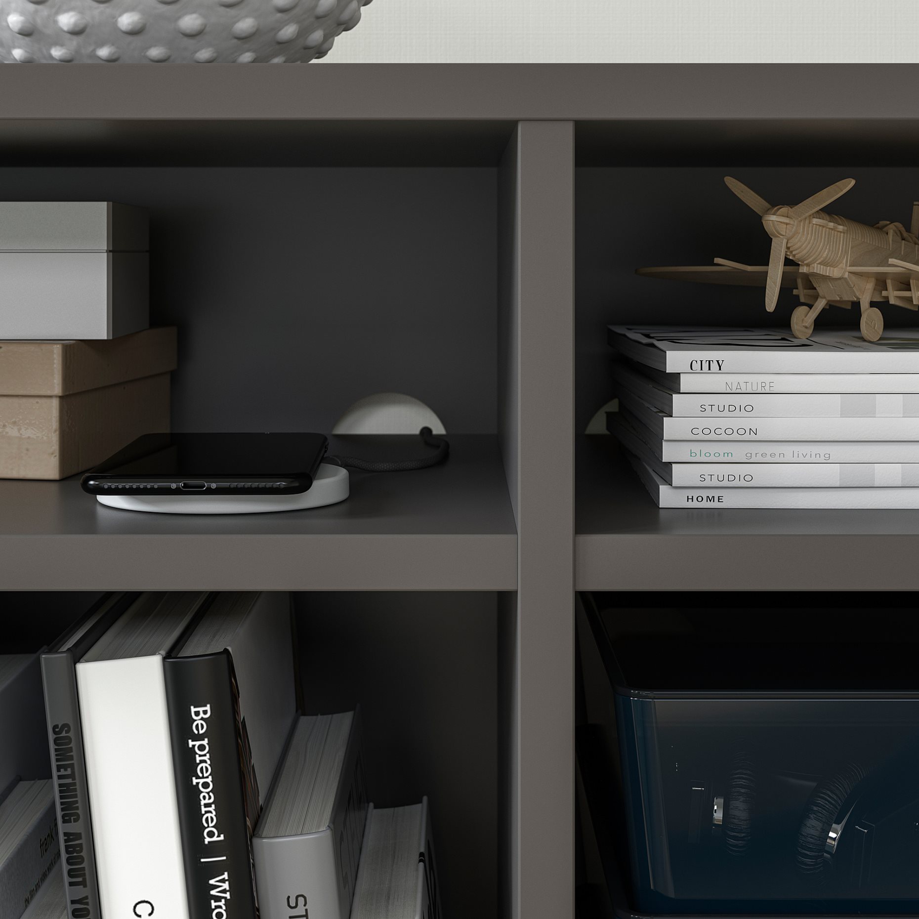 VIHALS, shelving unit with 4 shelves, 95x37x90 cm, 305.429.11