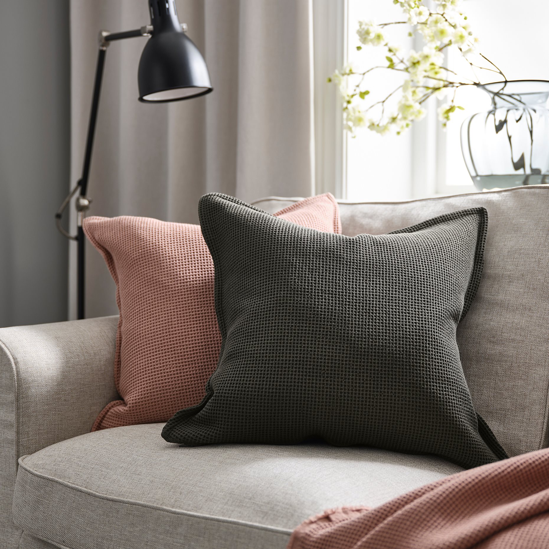 KLOTSTARR, cushion cover, 50x50 cm, 305.634.80