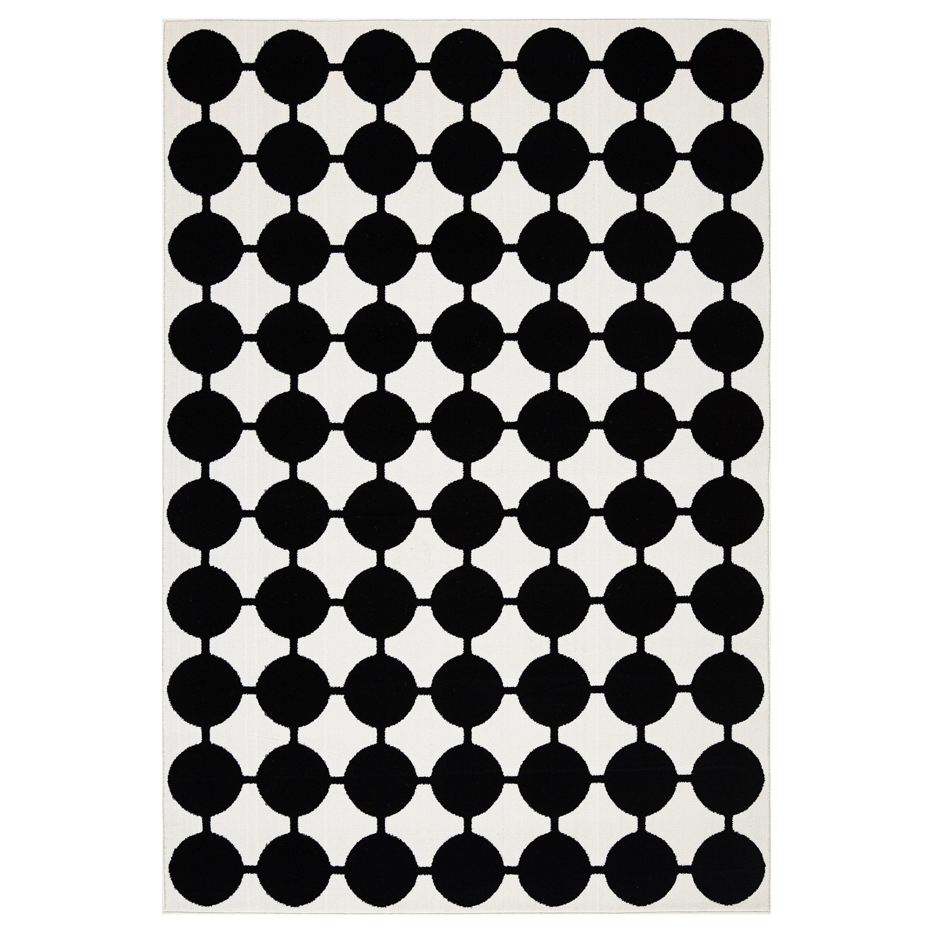 VÄNDPLATS, rug low pile, 133x195 cm, 306.009.39