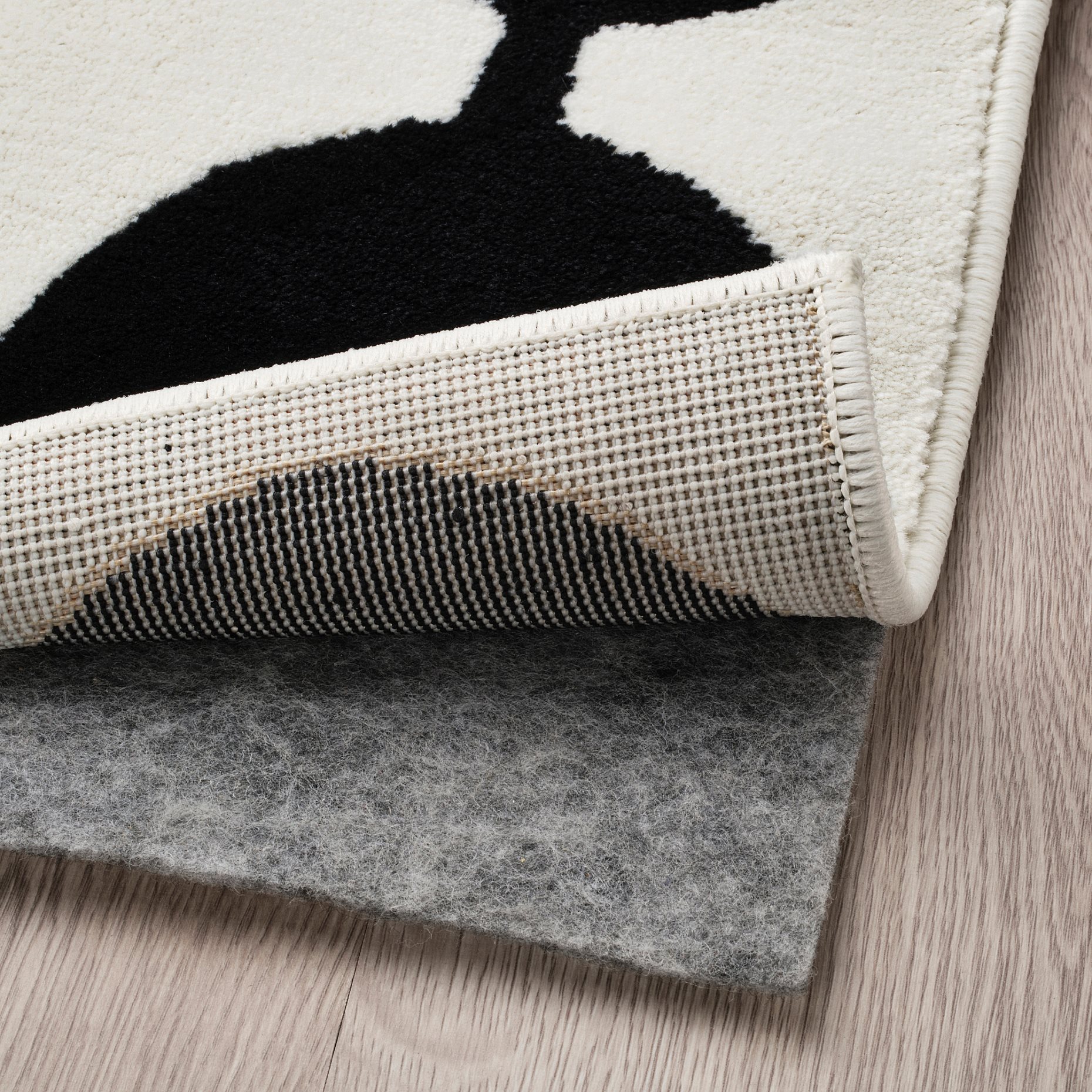 VÄNDPLATS, rug low pile, 133x195 cm, 306.009.39