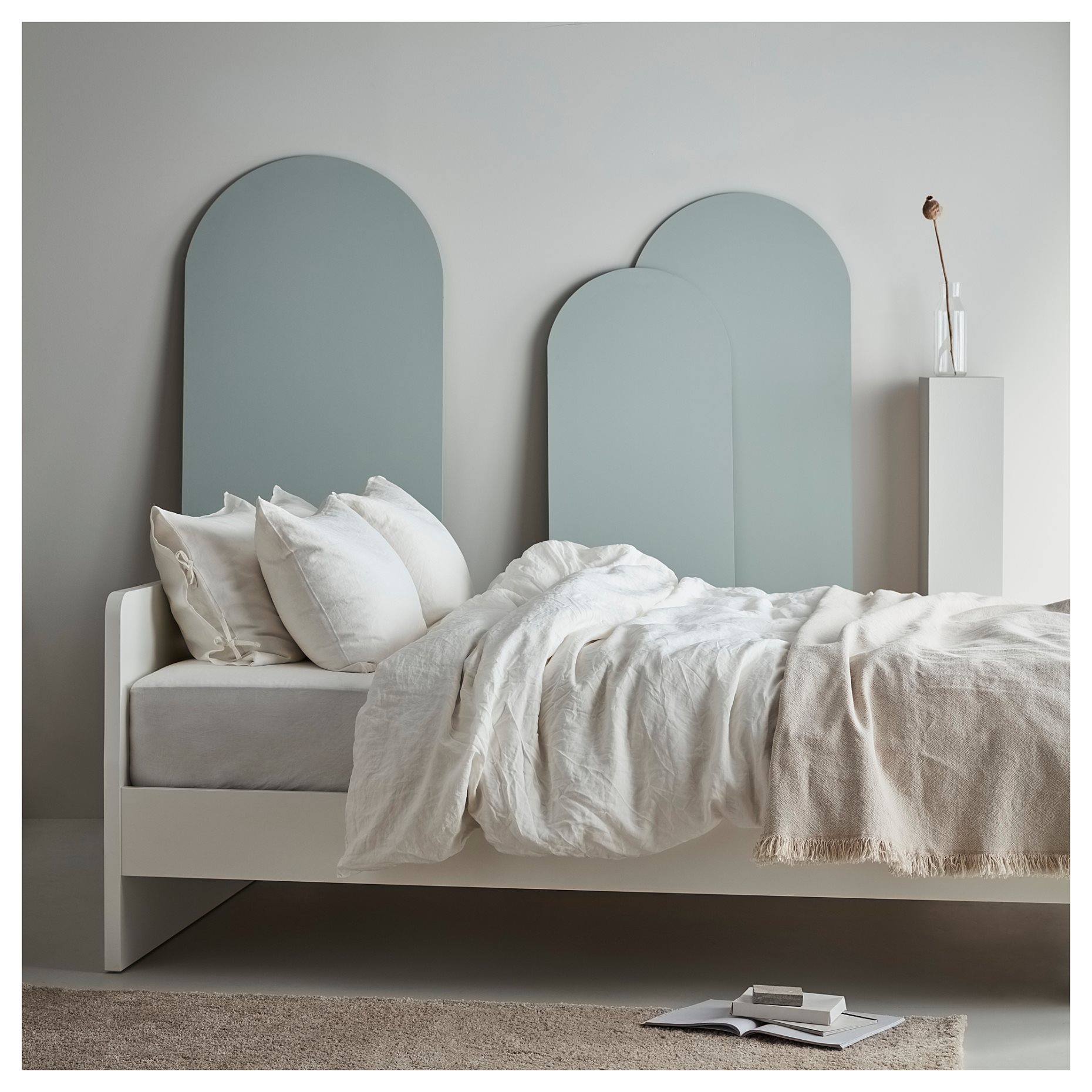 ASKVOLL, bed frame, 140X200 cm, 390.197.01