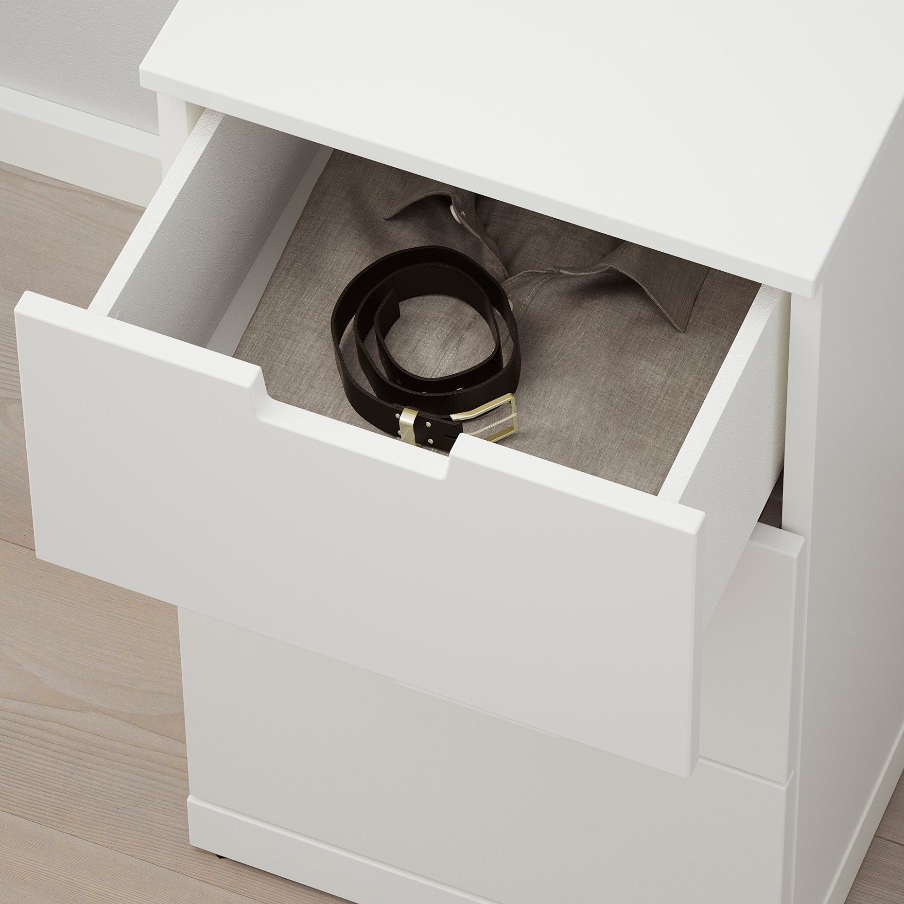 NORDLI, chest of 3 drawers, 40x76 cm, 392.398.35