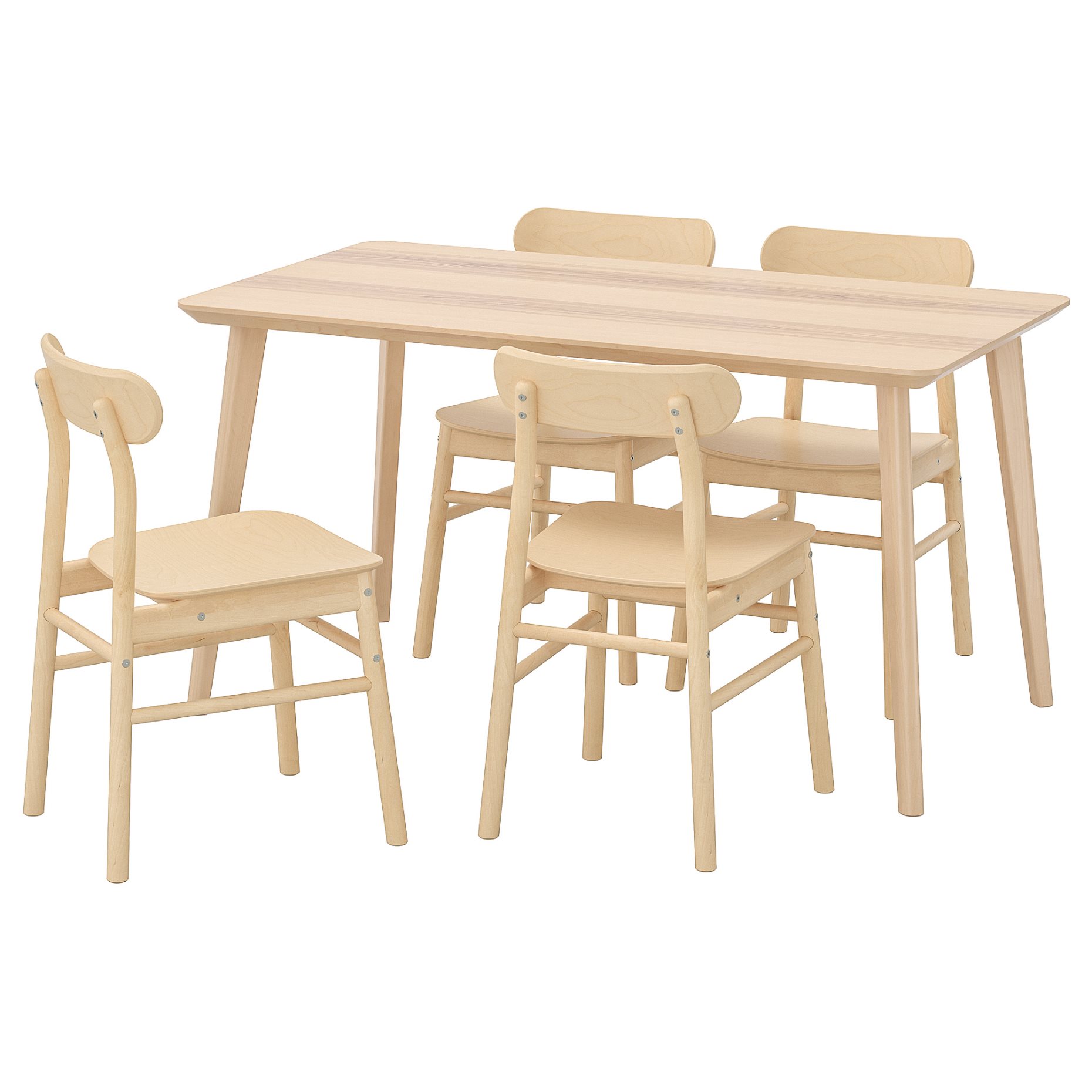 LISABO/RONNINGE, τραπέζι και 4 καρέκλες, 392.971.18