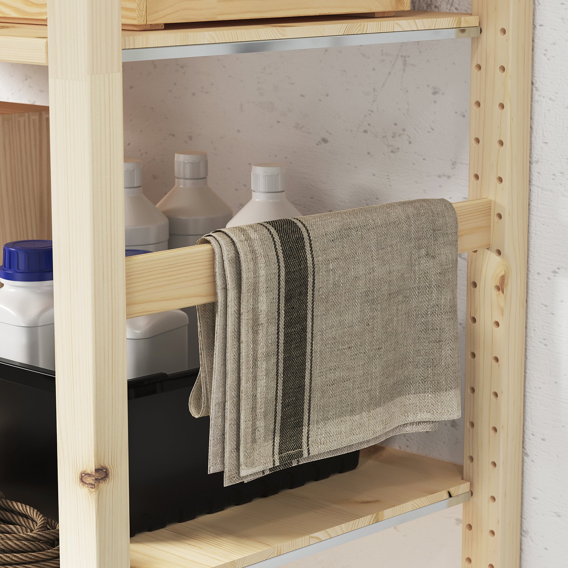 IVAR, shelving unit, 89x50x179 cm, 394.070.70