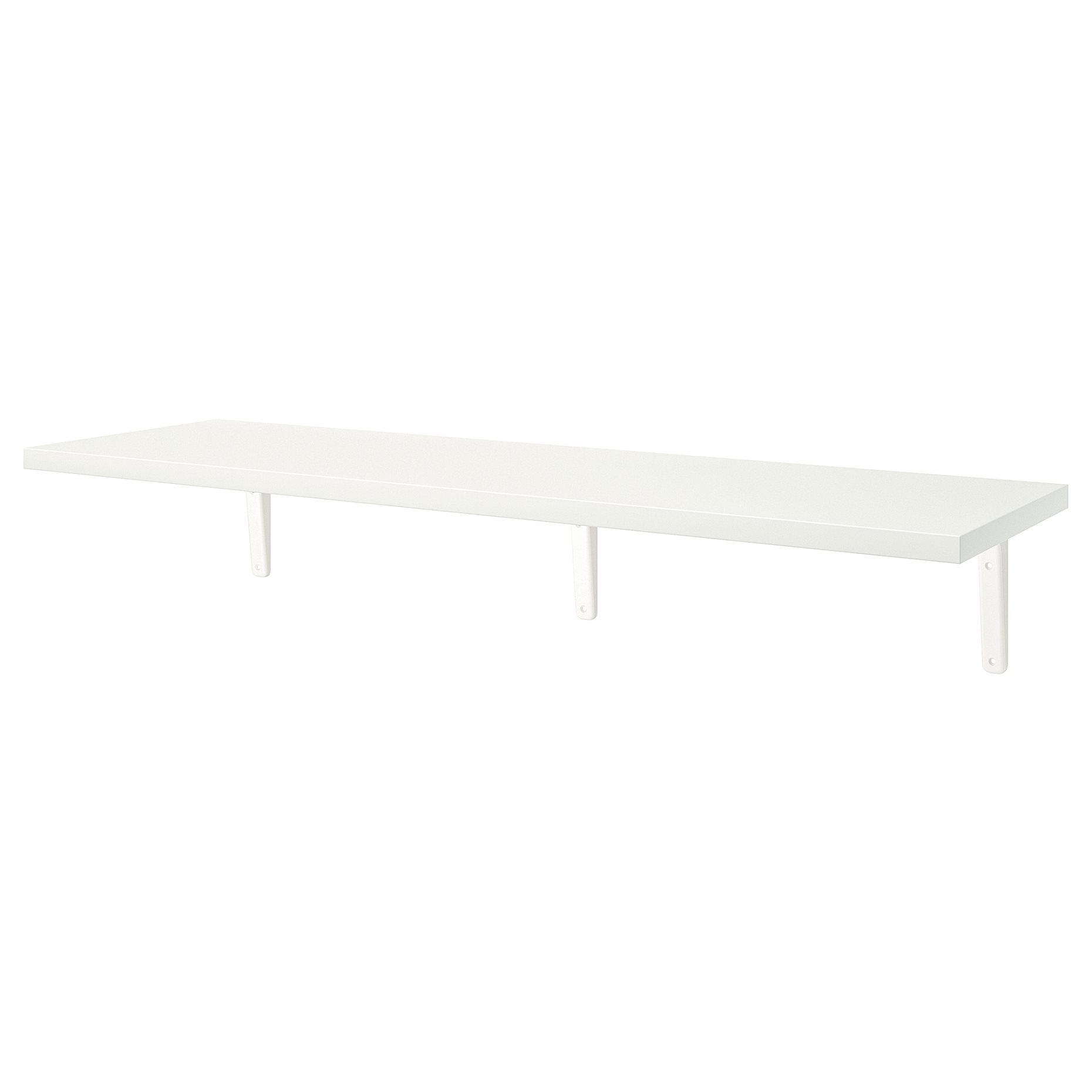 BERGSHULT/TOMTHULT, shelf with bracket, 120x30 cm, 394.183.18