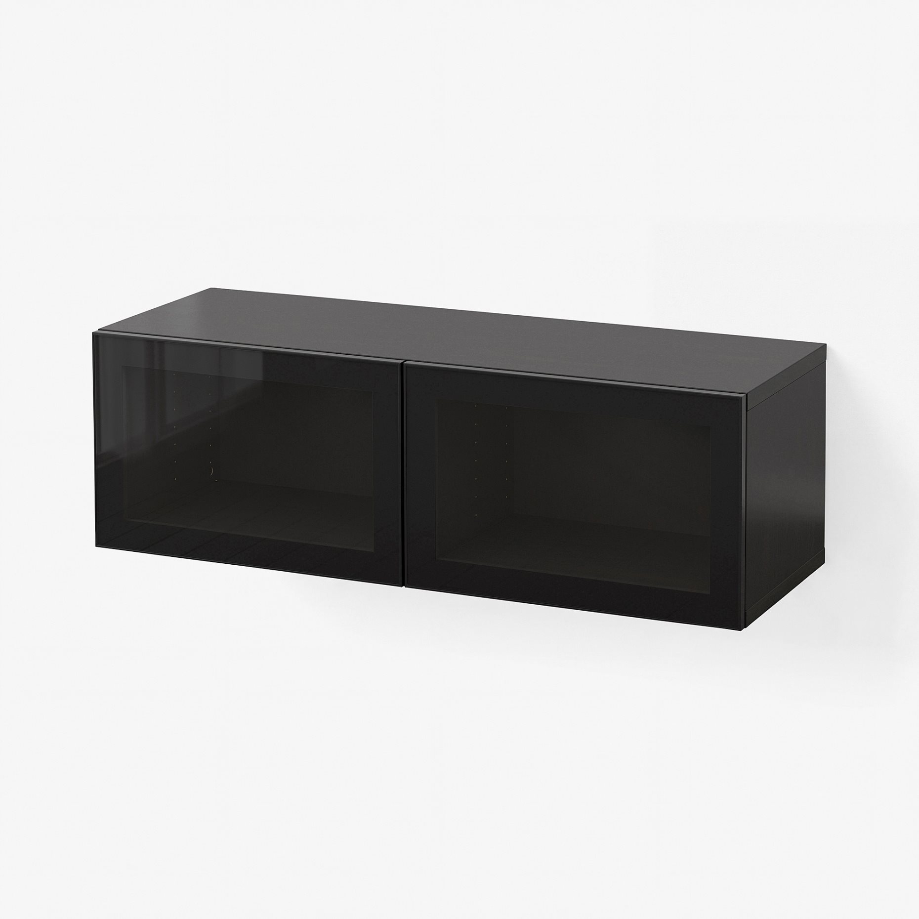 BESTÅ, σύνθεση ντουλαπιών τοίχου, 120x42x38 cm, 394.398.63