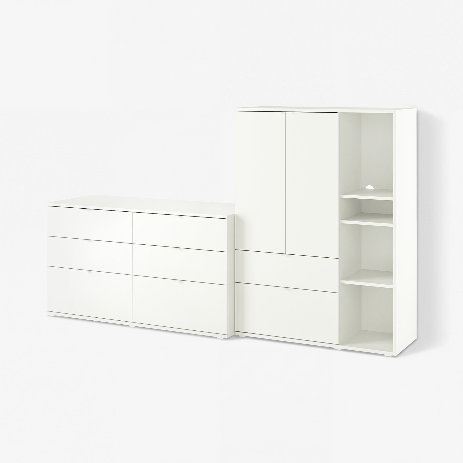 VIHALS, storage combination, 245x47x140 cm, 394.421.77