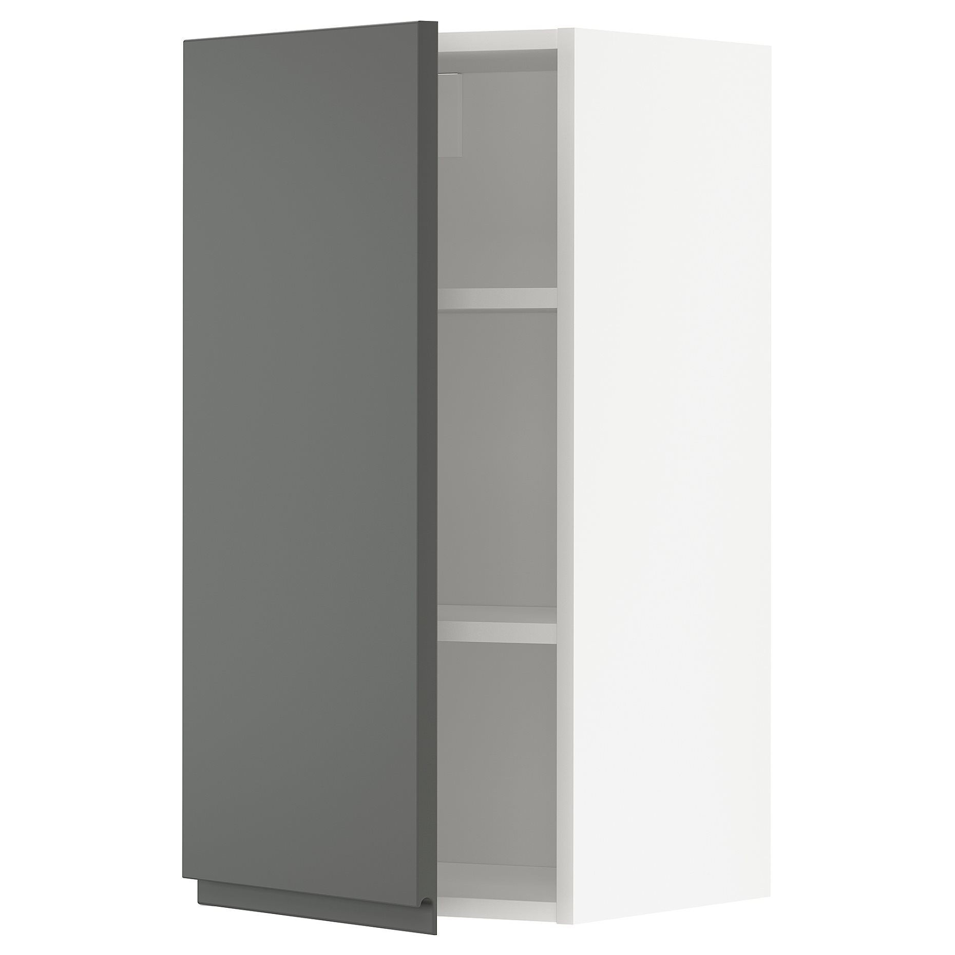 METOD, wall cabinet with shelves, 40x80 cm, 394.626.36