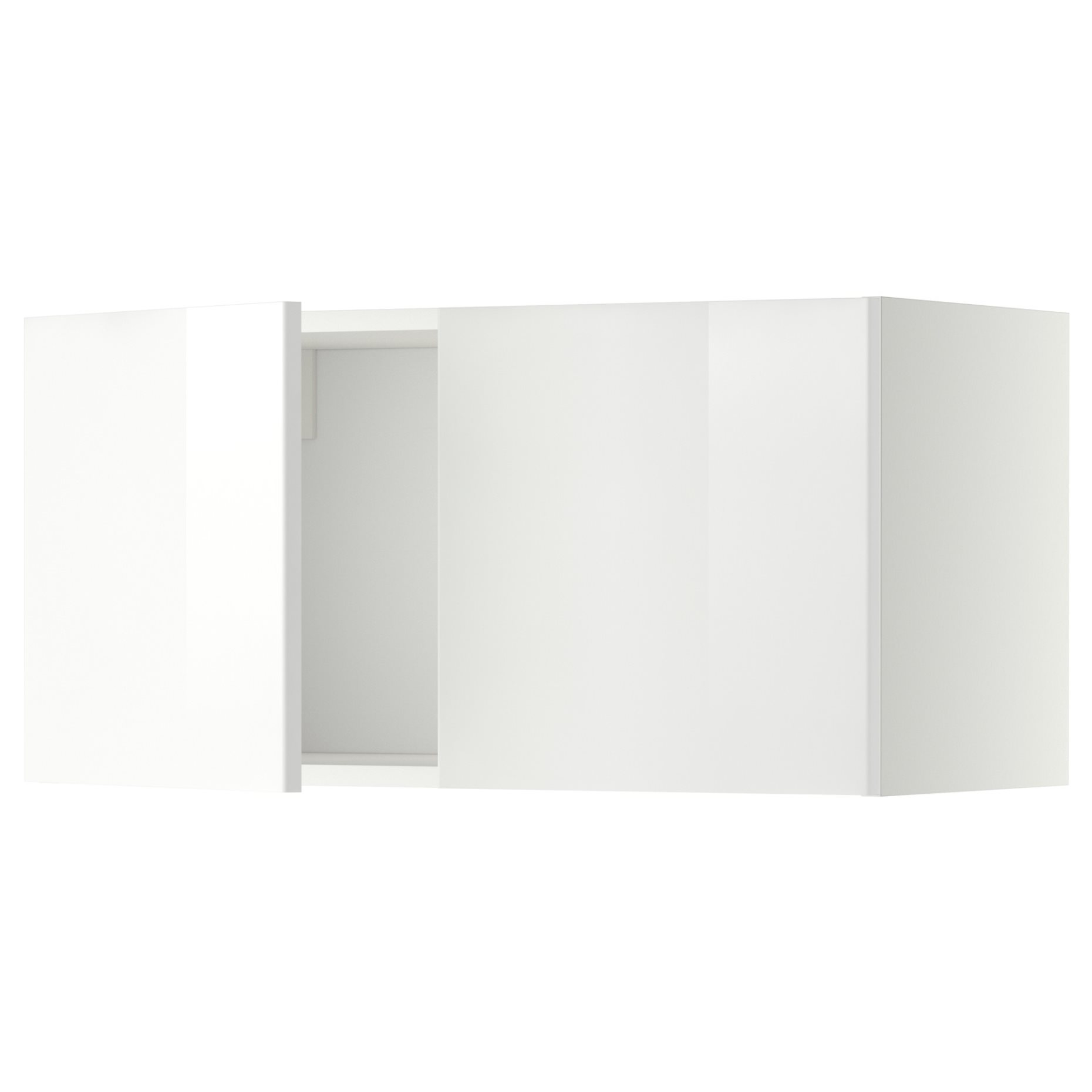 METOD, wall cabinet with 2 doors, 80x40 cm, 394.693.98