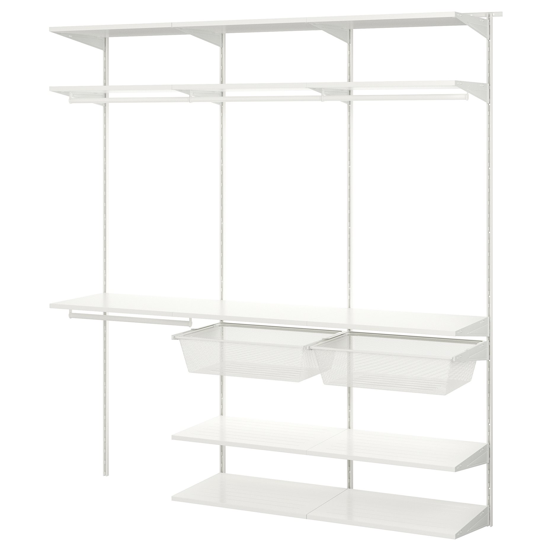 BOAXEL, wardrobe combination, 187x40x201 cm, 394.694.78