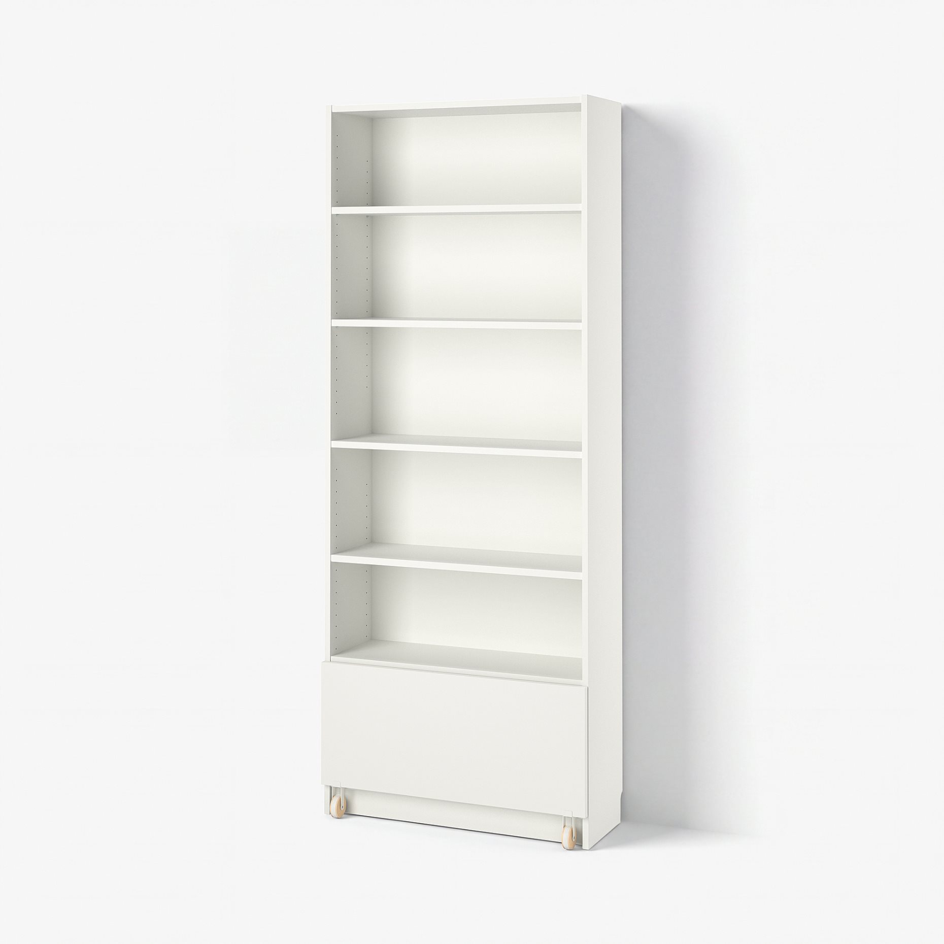 BILLY, bookcase with drawer, 80x30x202 cm, 394.838.08