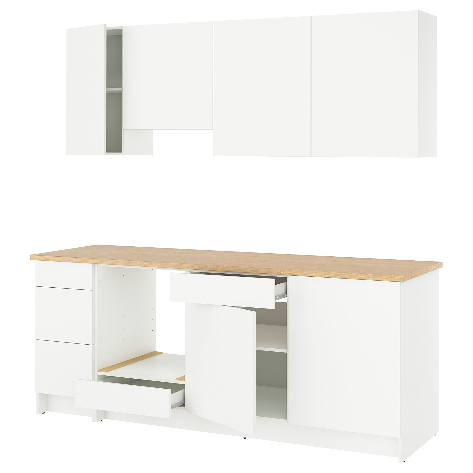 KNOXHULT, kitchen, 220x61x220 cm, 395.811.30