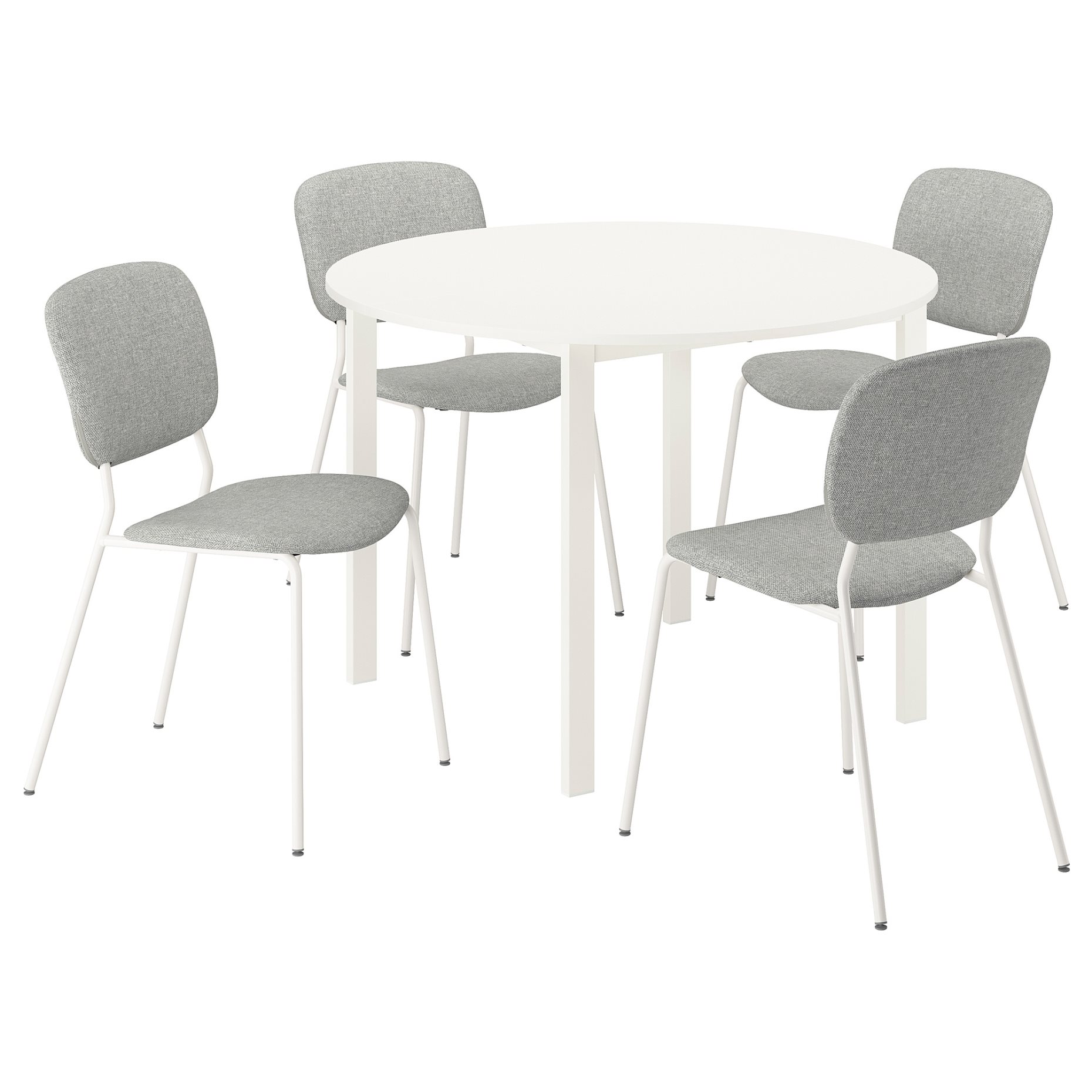 VIHALS, table and 4 chairs, 107 cm, 395.899.42