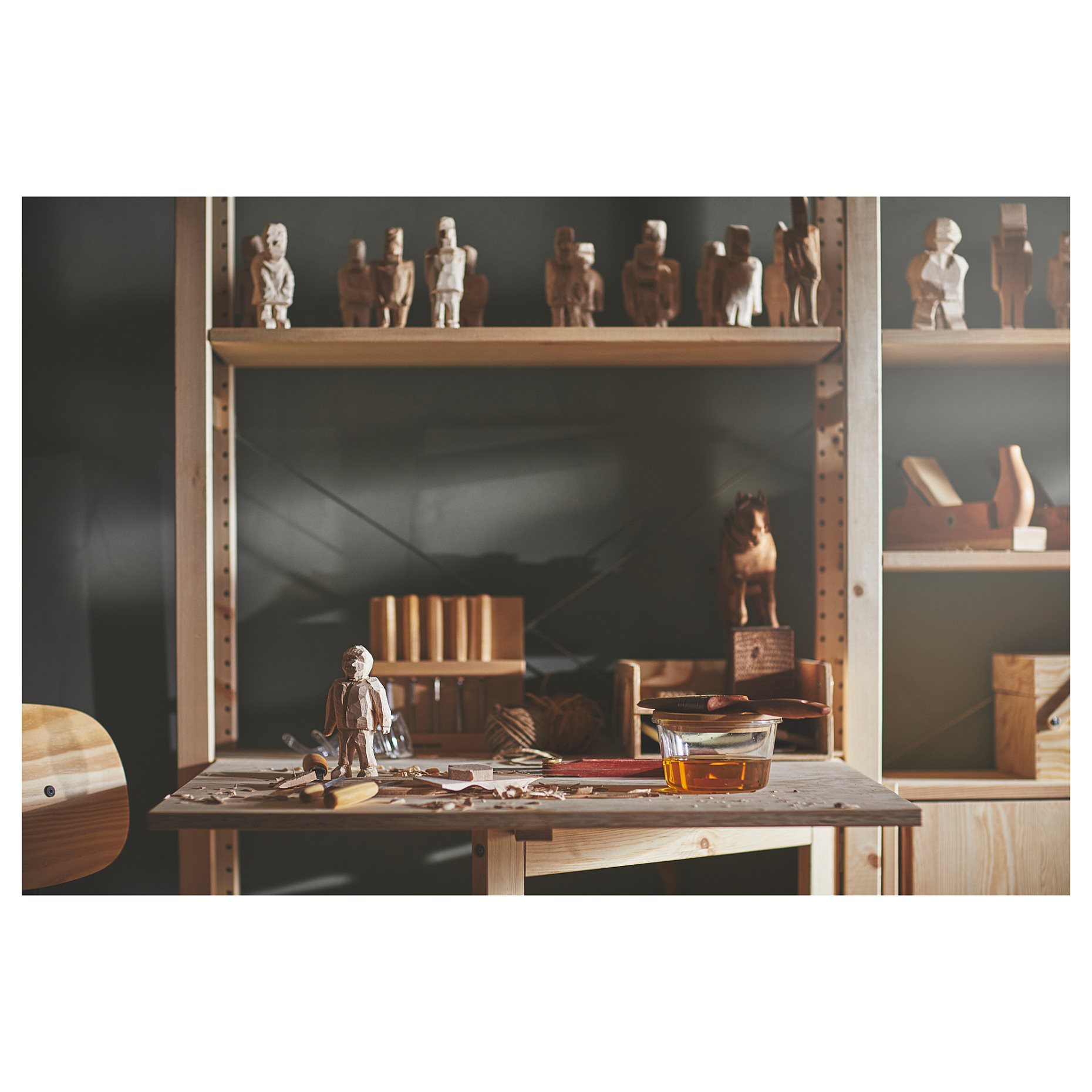 IVAR, folding table, 80x30-95 cm, 405.124.66