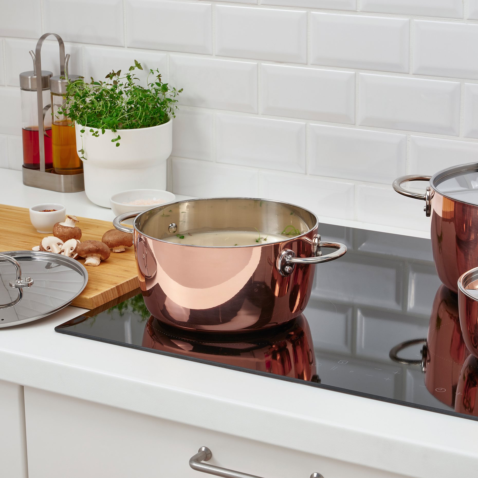 FINMAT, pot with lid, 3 l, 405.175.72