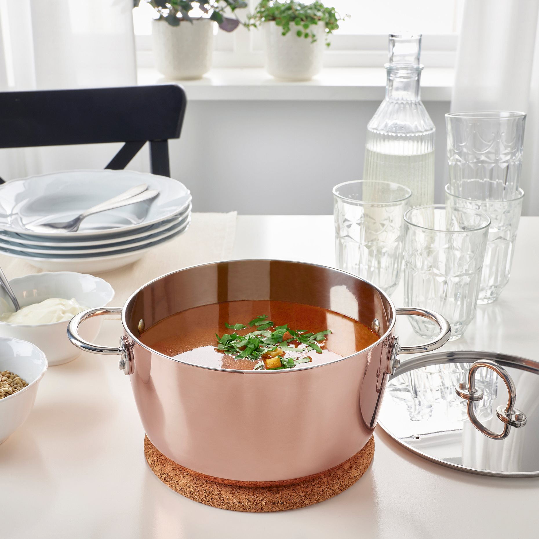 FINMAT, pot with lid, 3 l, 405.175.72