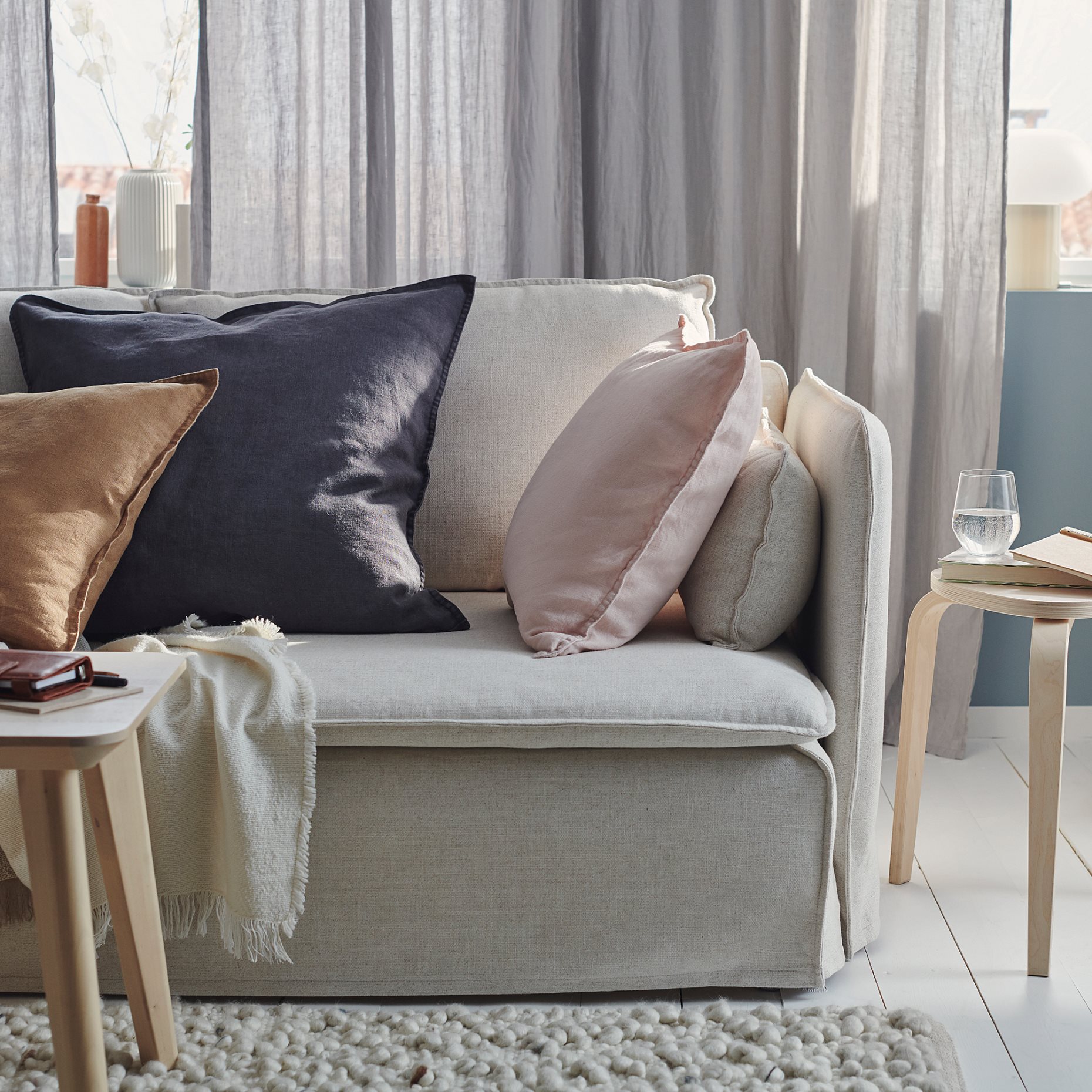 DYTÅG, cushion cover, 65x65 cm, 405.176.85