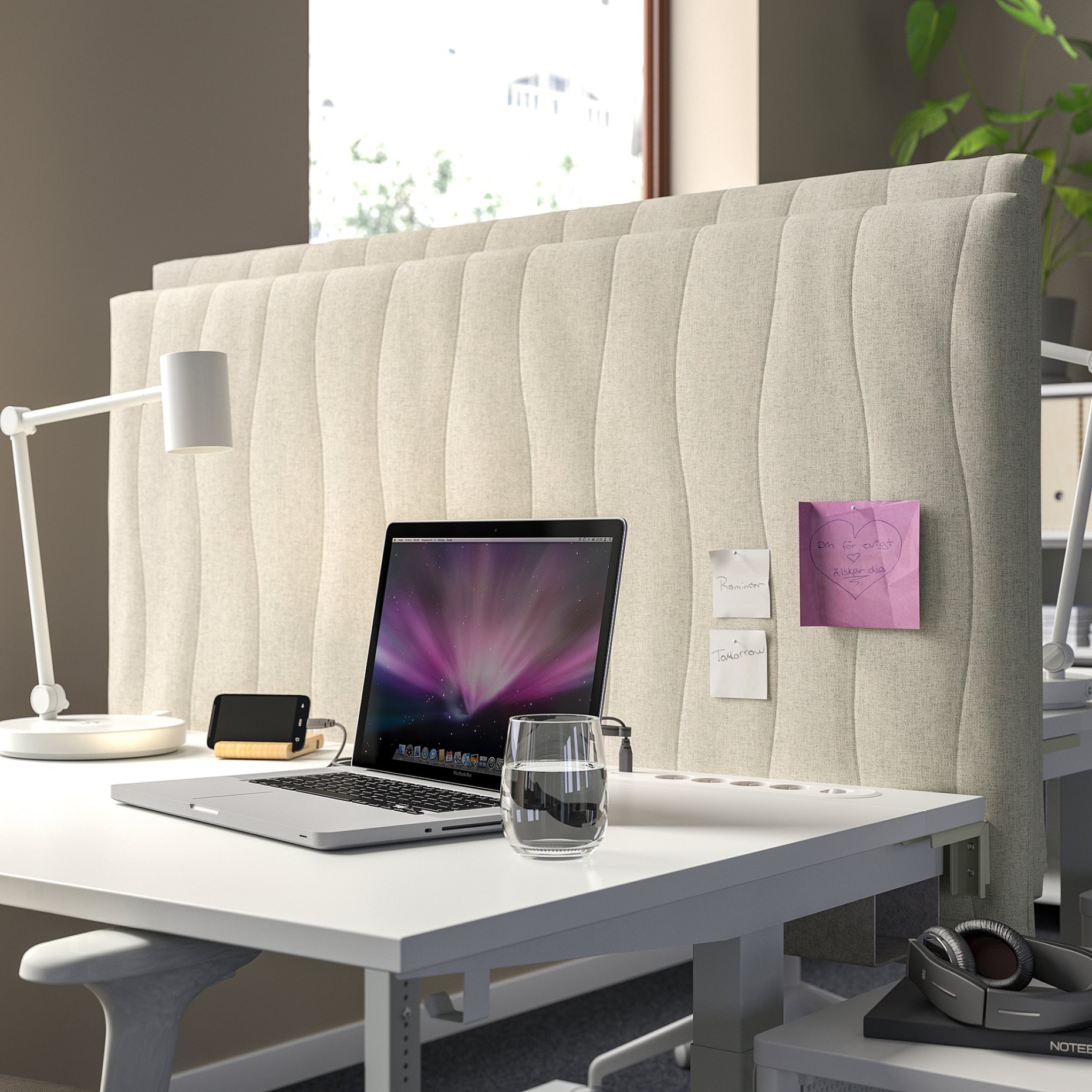 MITTZON, acoustic screen for desk, 125x72 cm, 405.282.12