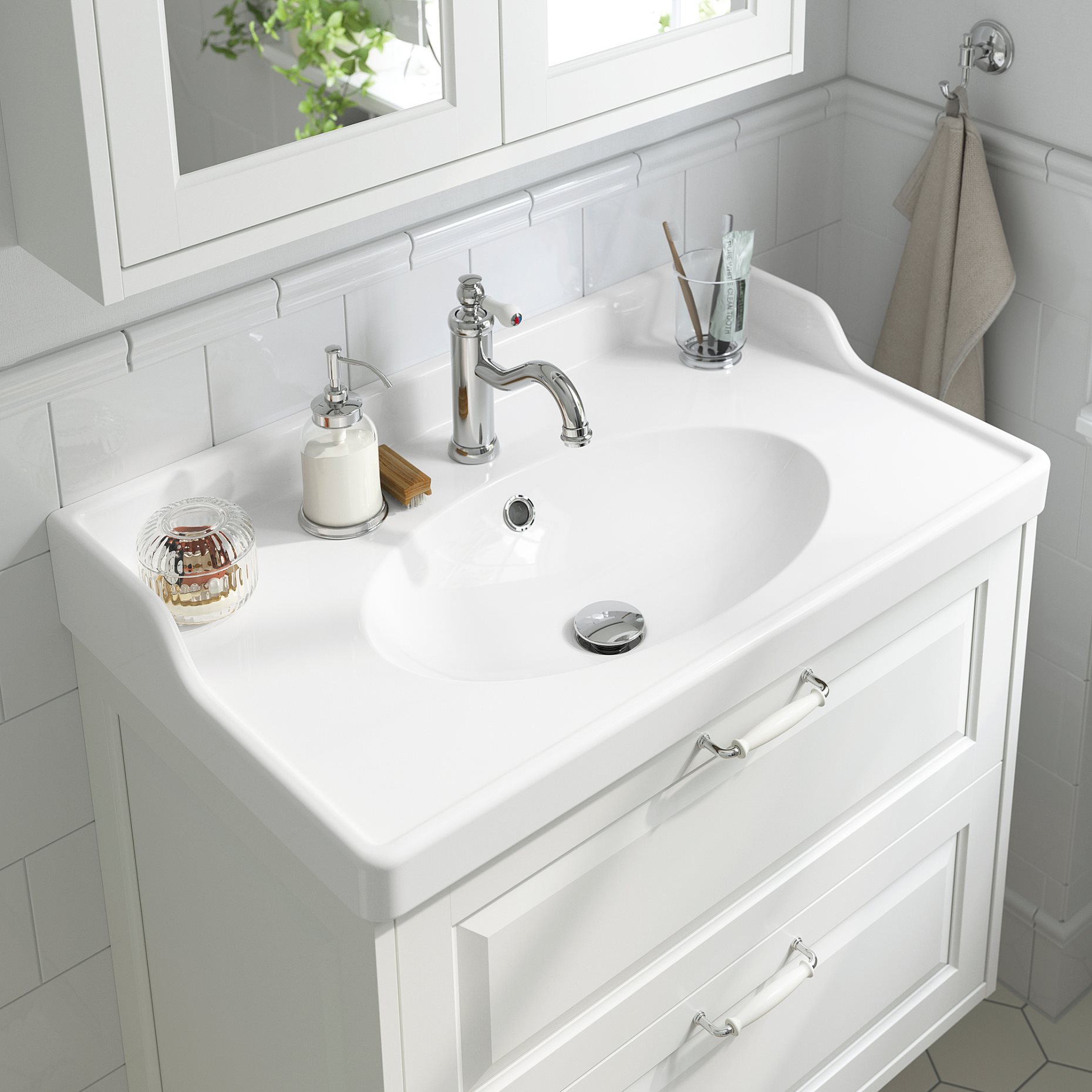 HAMNSKÄR, wash-basin mixer tap, 405.327.04