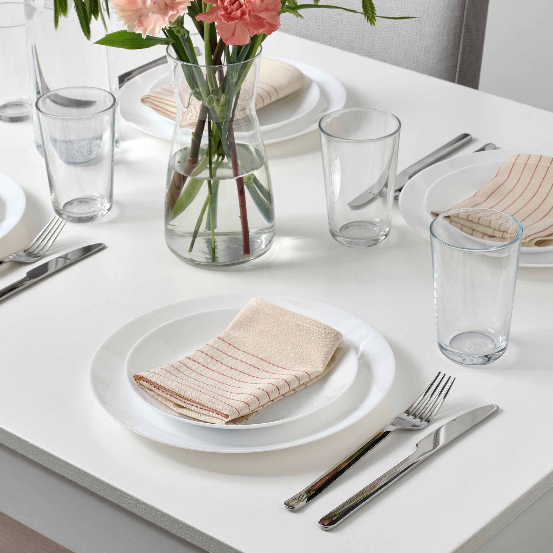 VIPPSTARR, napkin stripe pattern 30x30 cm, 4 pack, 405.591.90