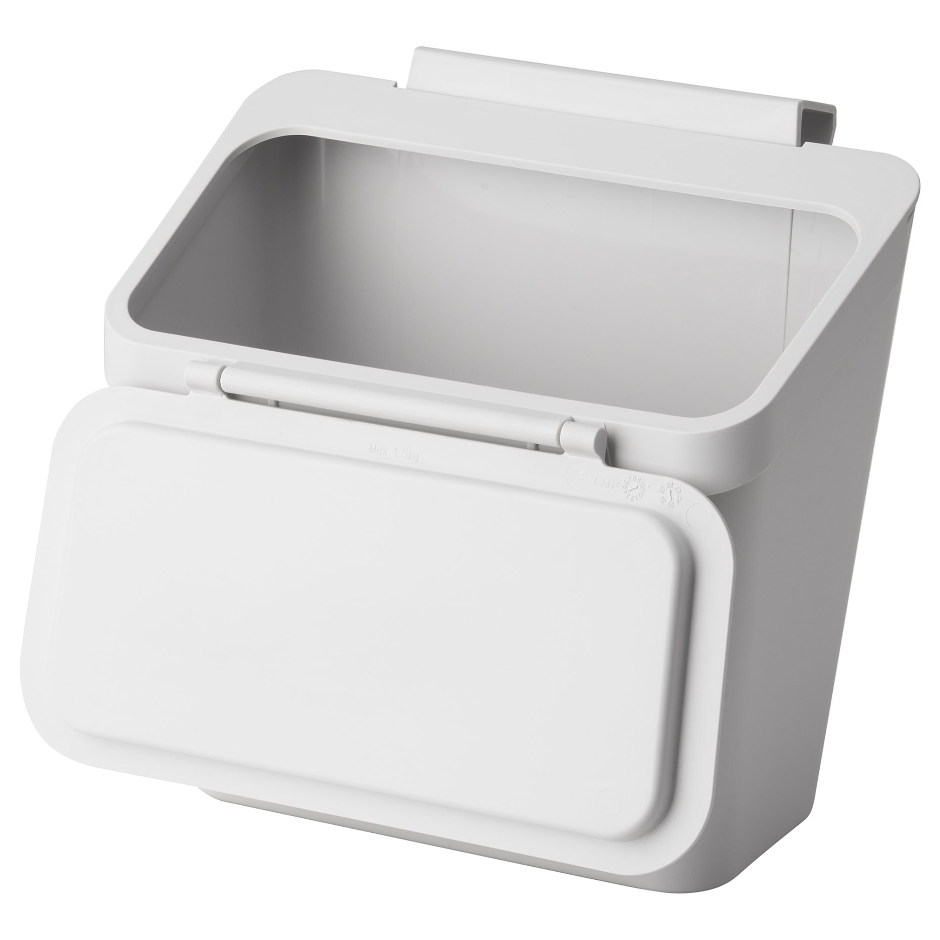 SKOLÄST, waste bin for cabinet with door, 405.610.13