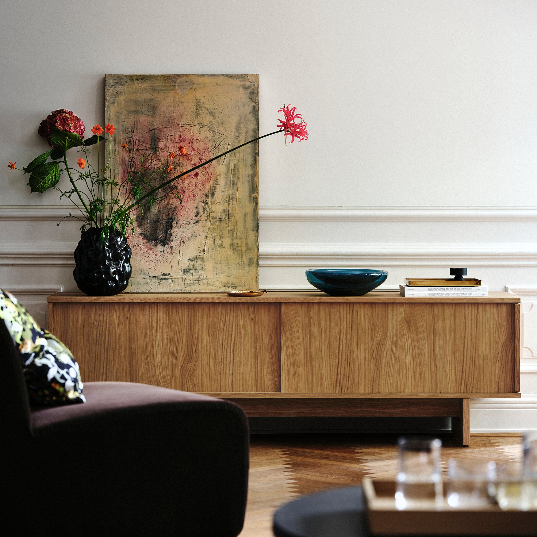 STOCKHOLM 2025, έπιπλο TV με συρόμενες πόρτες, 179x42x56 cm, 405.865.08