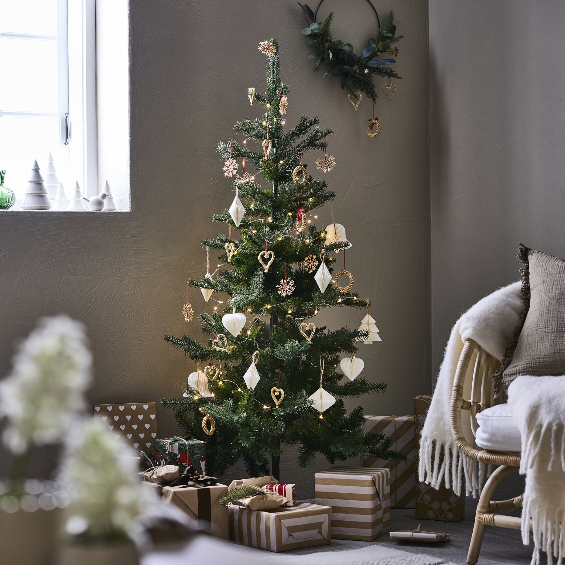 VINTERFINT, artificial Christmas tree in/outdoor, 150 cm, 406.065.30