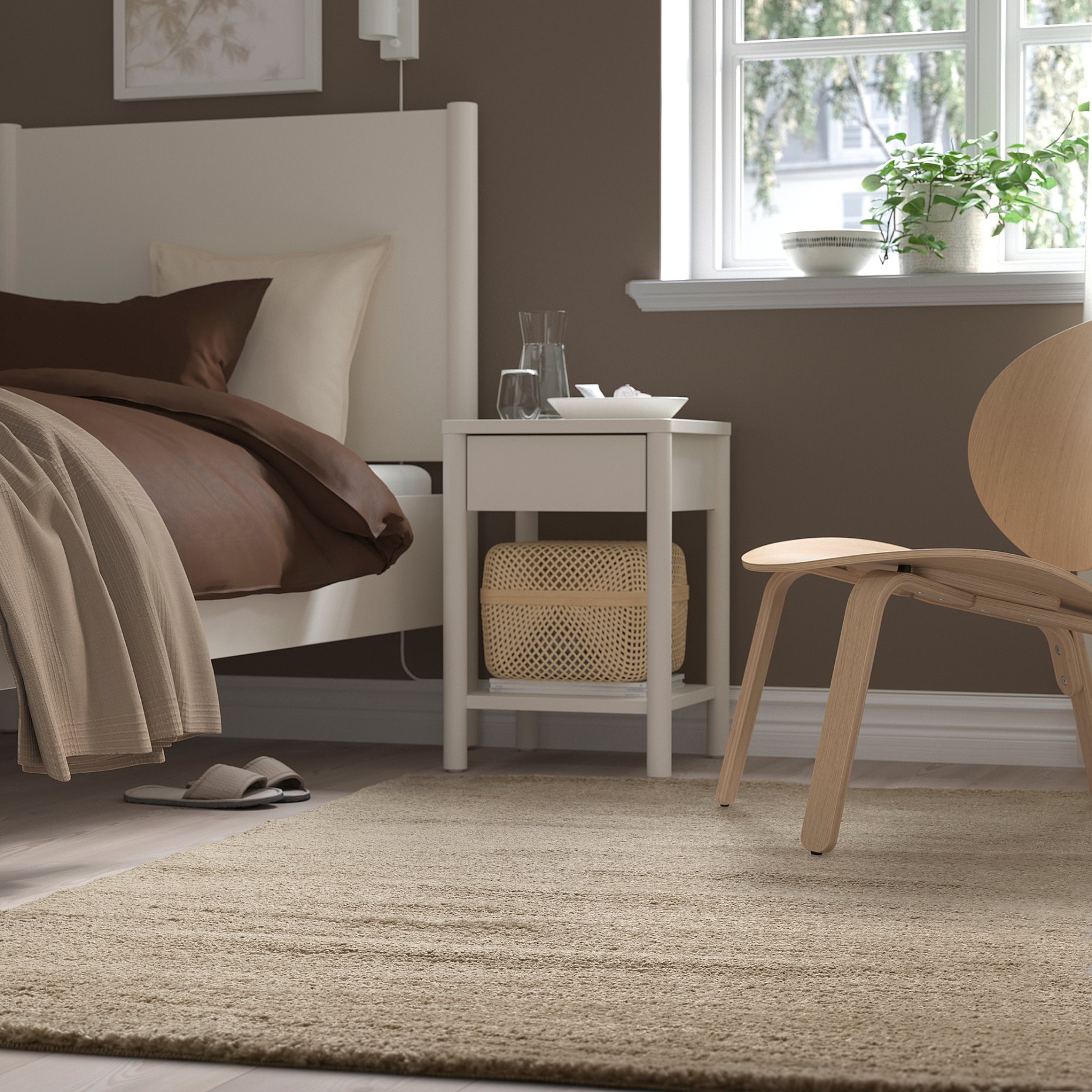 STOENSE, rug low pile, 133x195 cm, 406.076.76