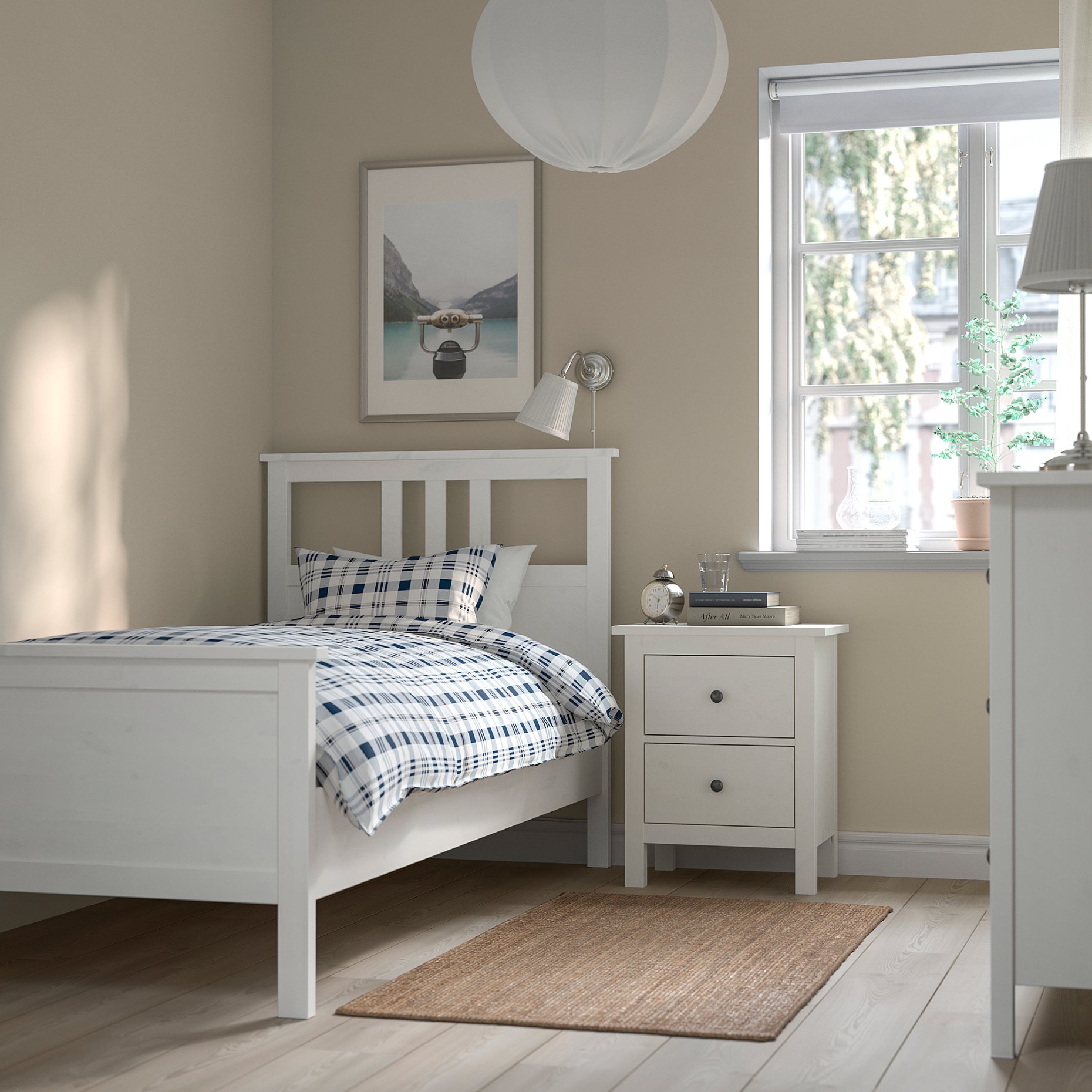 HEMNES, σκελετός κρεβατιού, 90X200 cm, 490.200.25