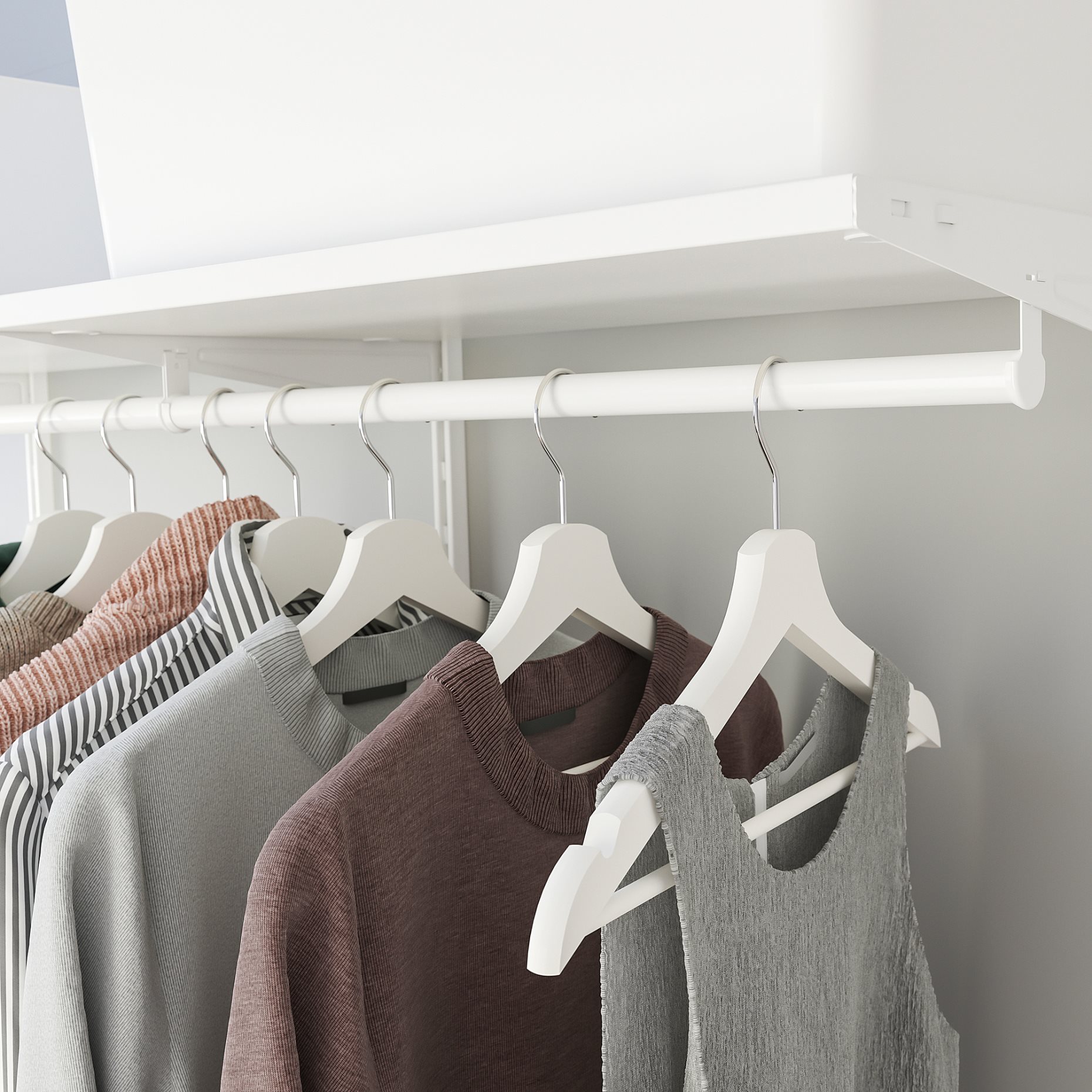 BOAXEL, wardrobe combination, 125x40x201 cm, 493.323.76