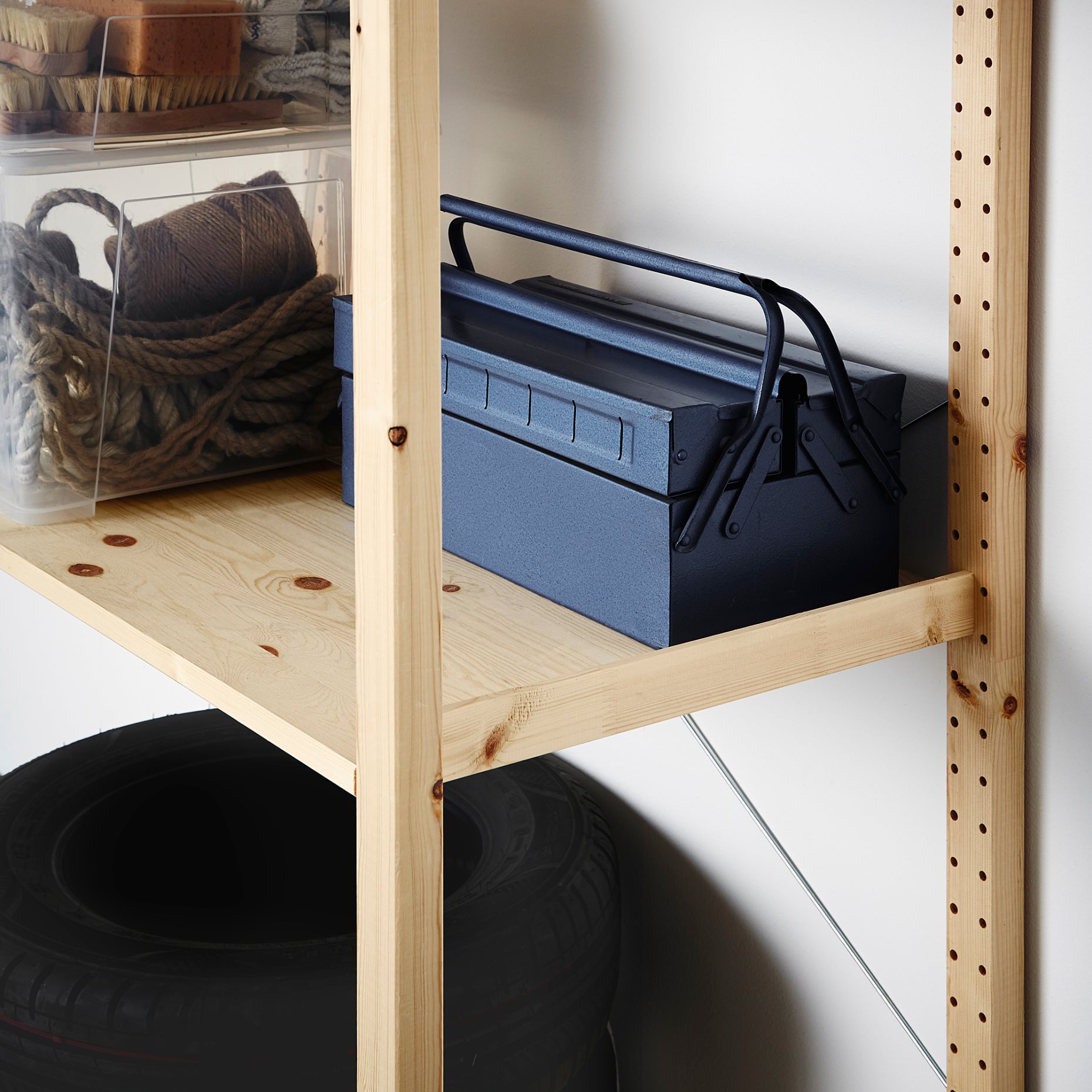 IVAR, 2 sections/shelves, 134x50x179 cm, 494.070.55