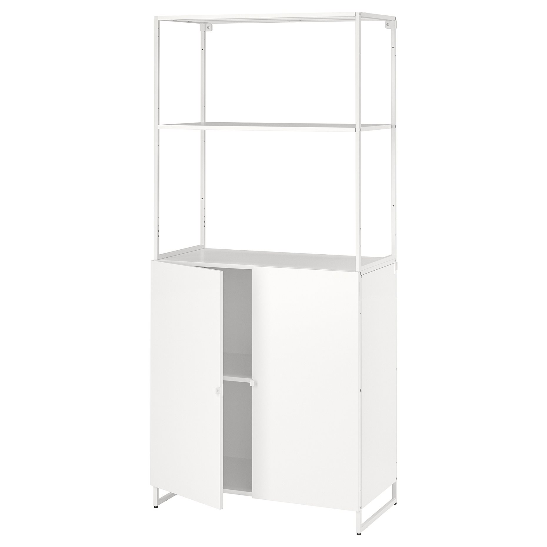 JOSTEIN, shelving unit with doors/in/outdoor, 81x44x180 cm, 494.372.41