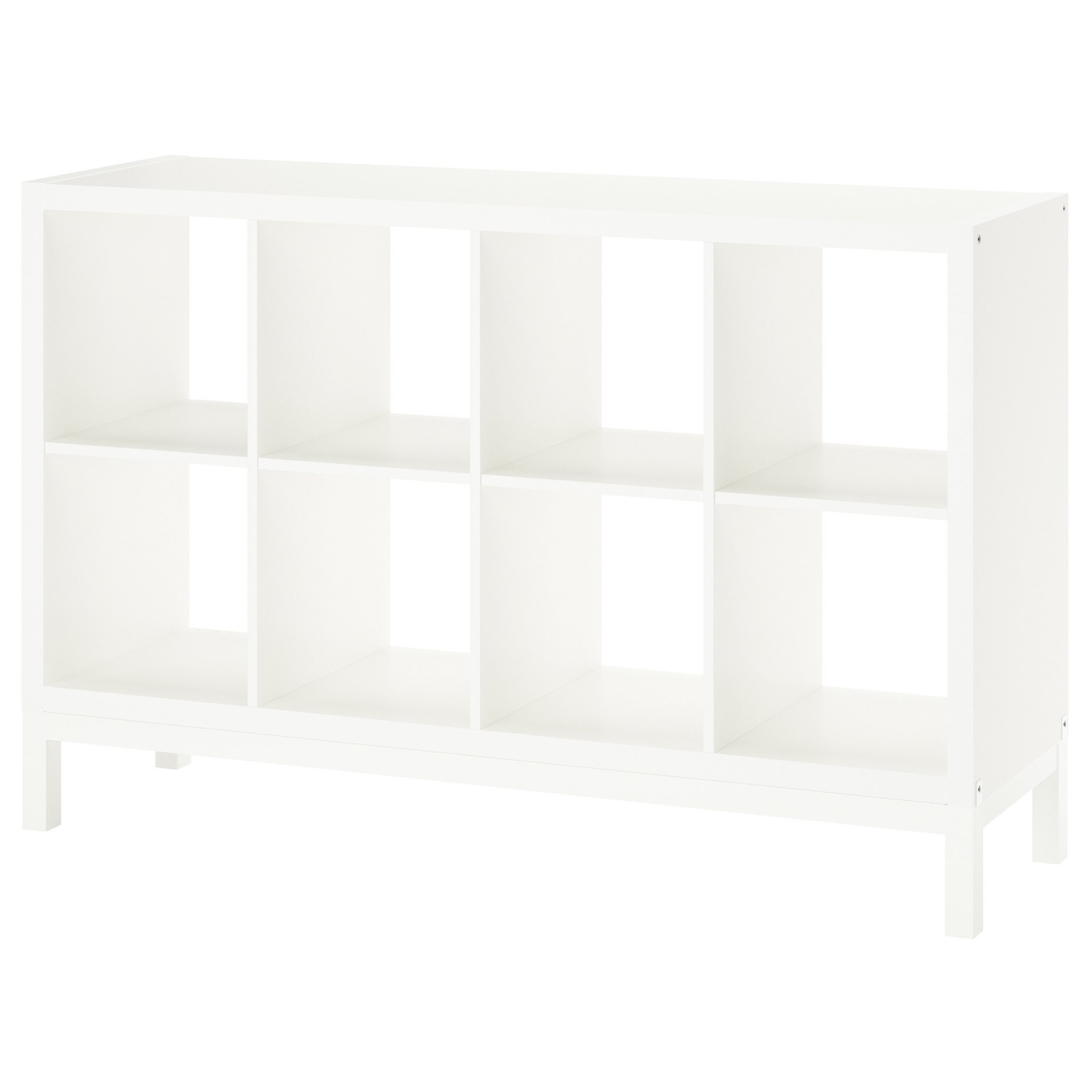 KALLAX, shelving unit with underframe, 147x94 cm, 494.426.76