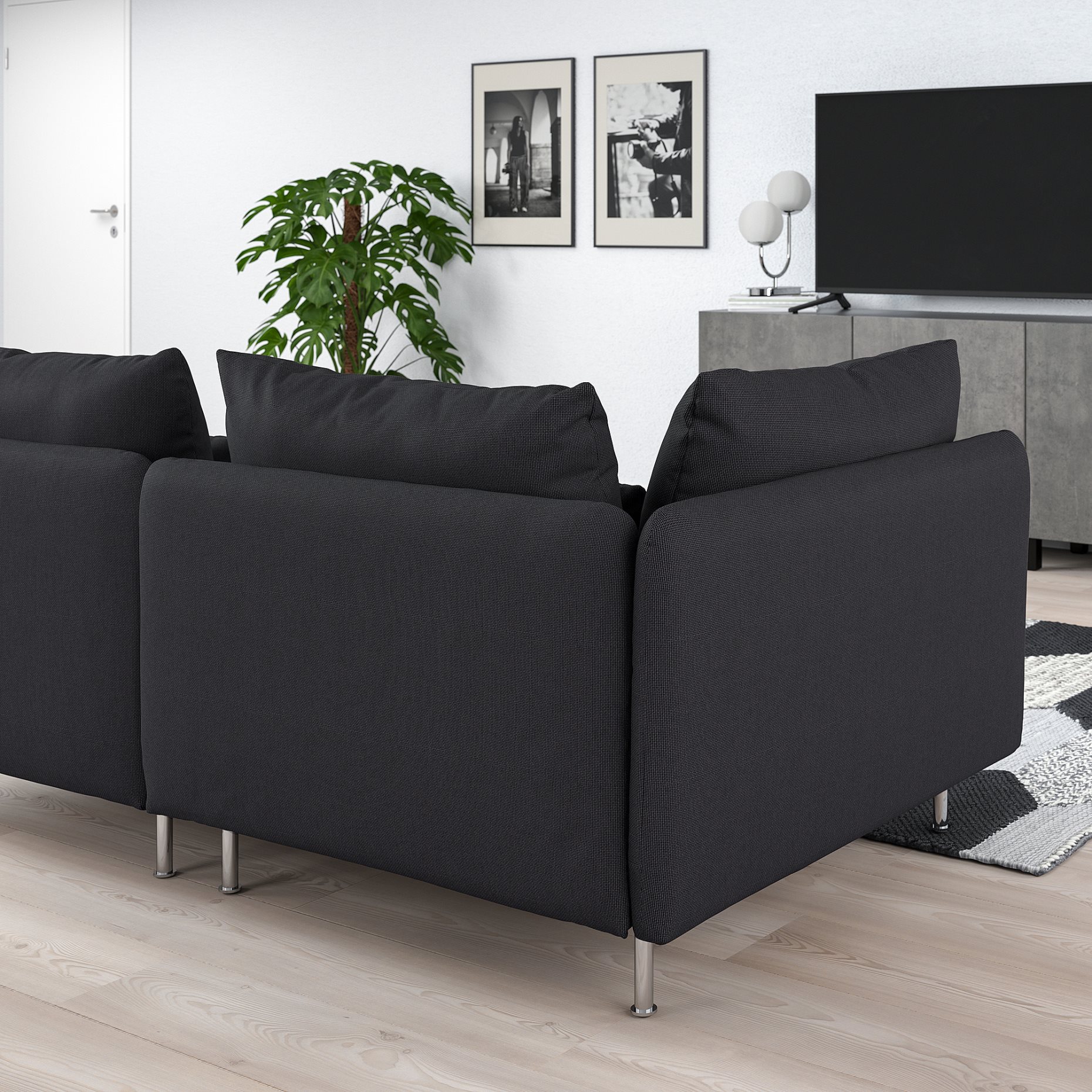 SÖDERHAMN, 4-seat sofa with chaise longue, 494.496.11