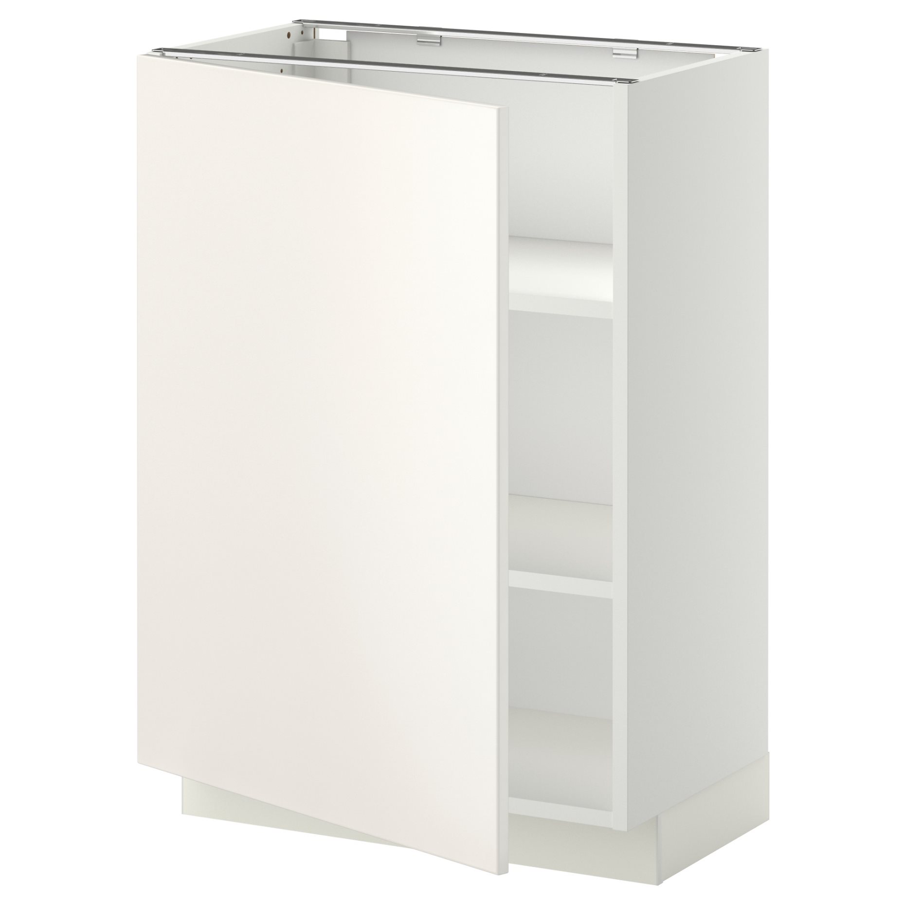 METOD, base cabinet with shelves, 60x37 cm, 494.654.65