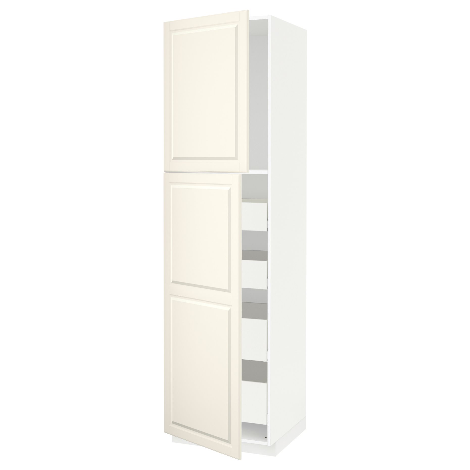 METOD, high cabinet with 2 doors/4 drawers, 60x60x220 cm, 494.682.18