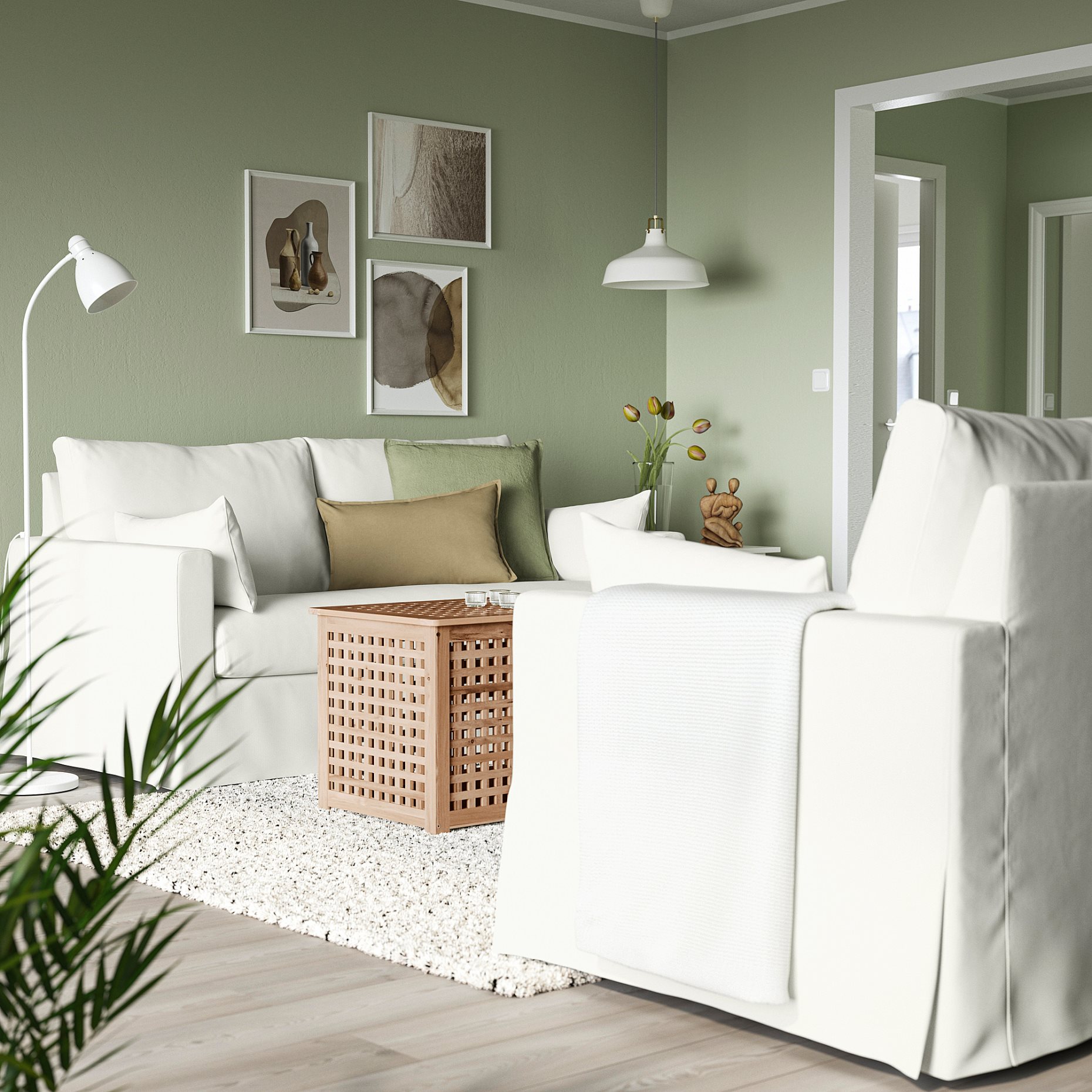 HYLTARP, διθέσιος καναπές, 494.896.16