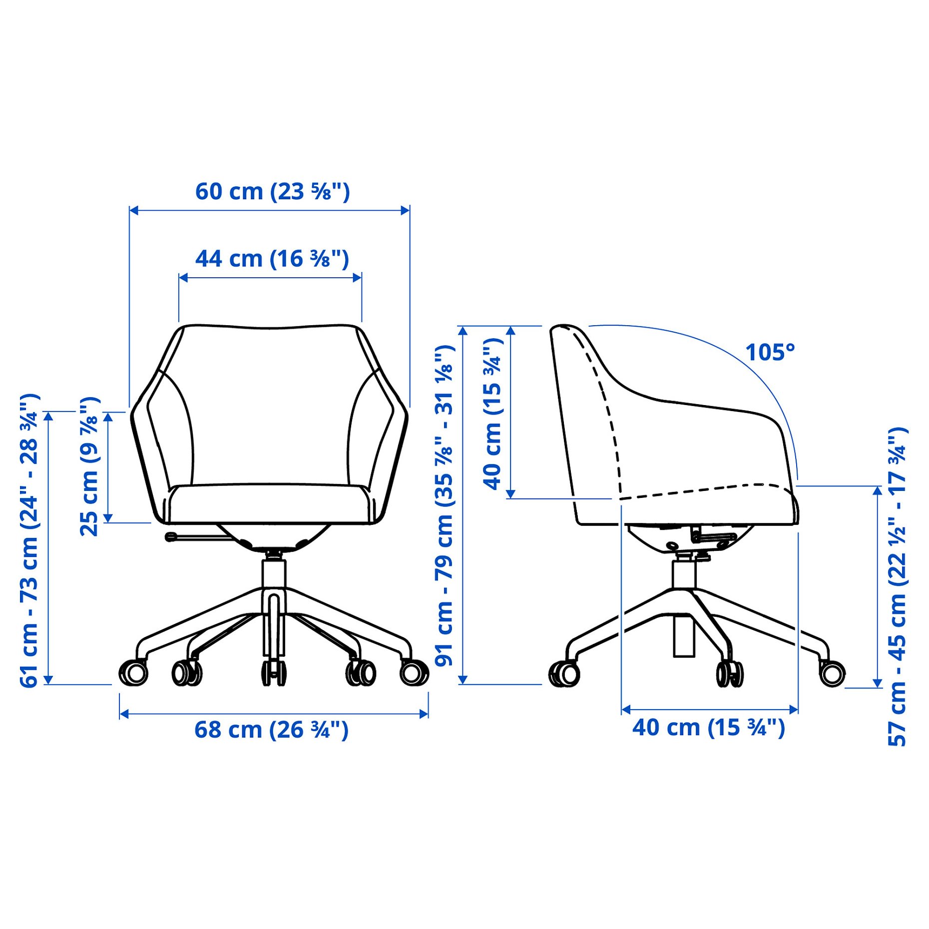 TOSSBERG/LÅNGFJÄLL, conference chair, 495.131.12